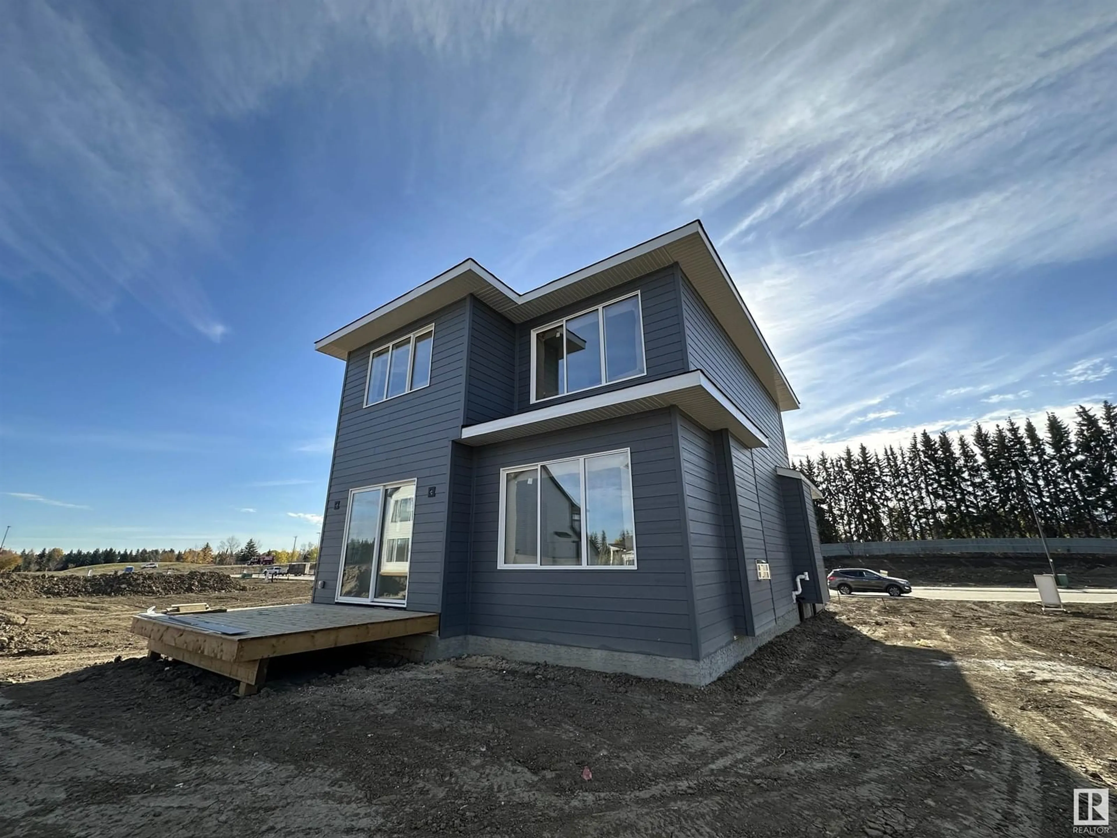 Frontside or backside of a home, the front or back of building for 48 Newbury CI, Sherwood Park Alberta T8B0C4