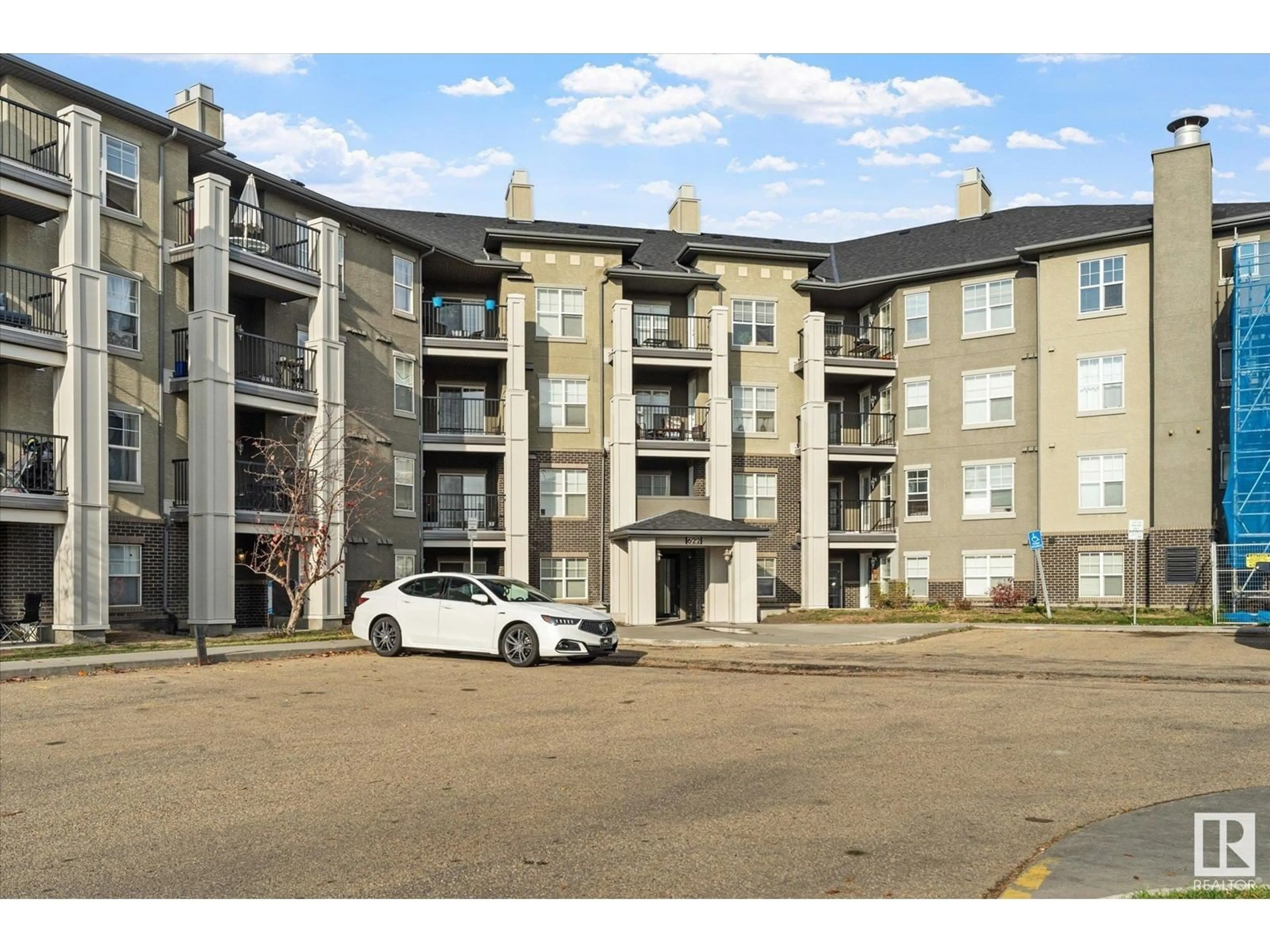 A pic from exterior of the house or condo, the front or back of building for #203 622 MCALLISTER LO SW, Edmonton Alberta T6W1N2