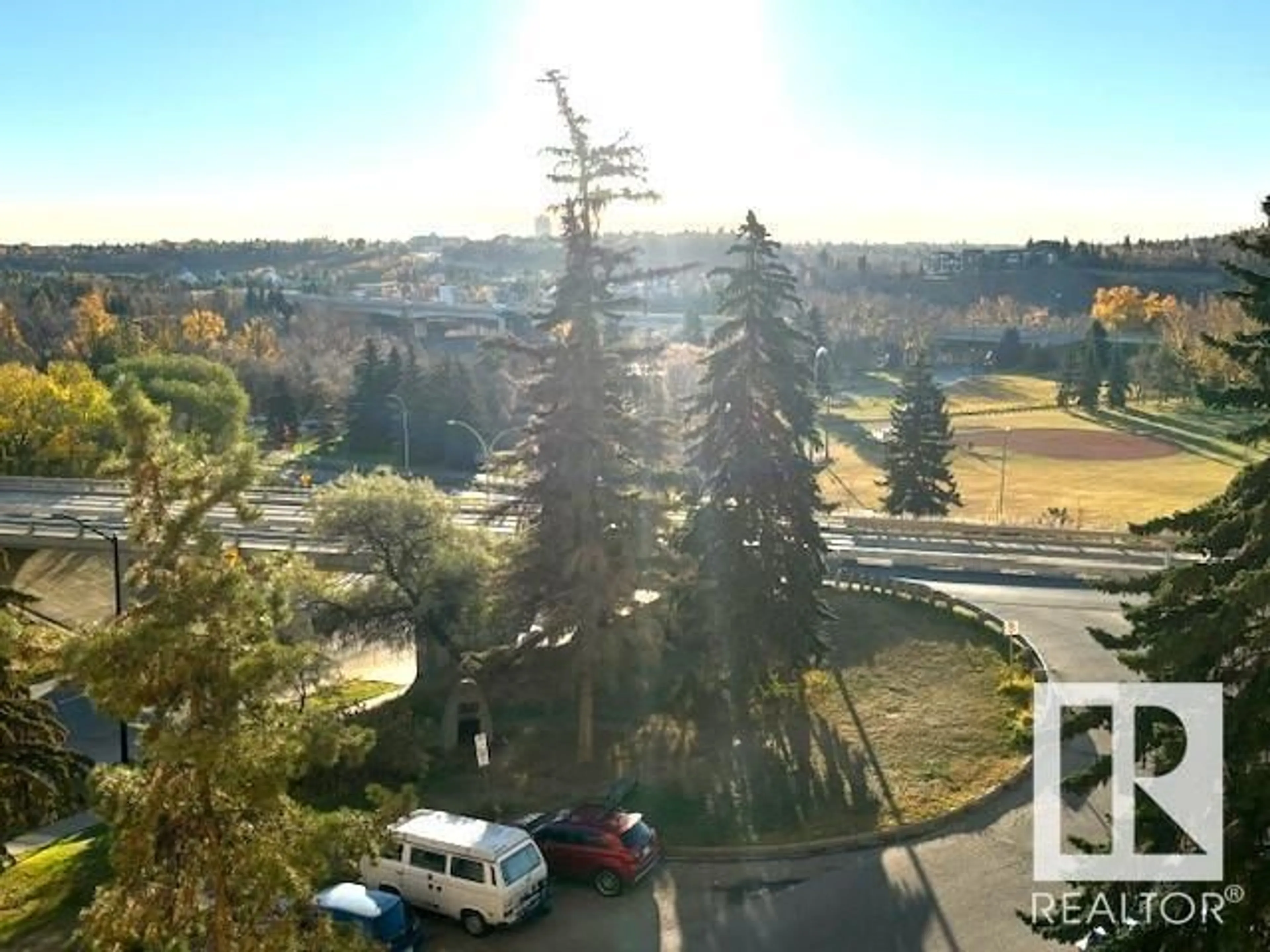 A pic from exterior of the house or condo, the street view for #506 9918 101 ST NW, Edmonton Alberta T5K2L1