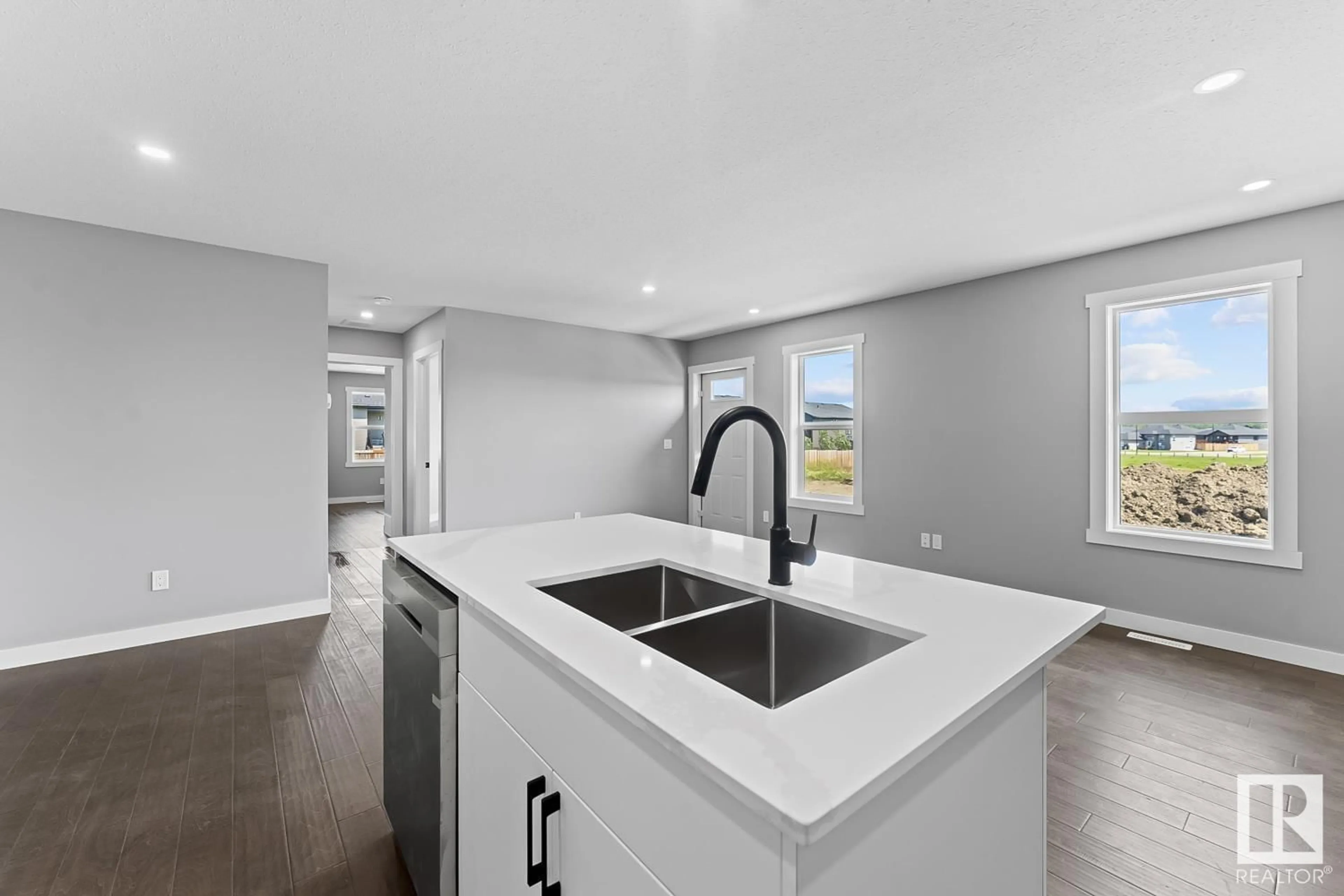 Open concept kitchen, ceramic/tile floor for 6825A TRI CITY WY, Cold Lake Alberta T9M0L3