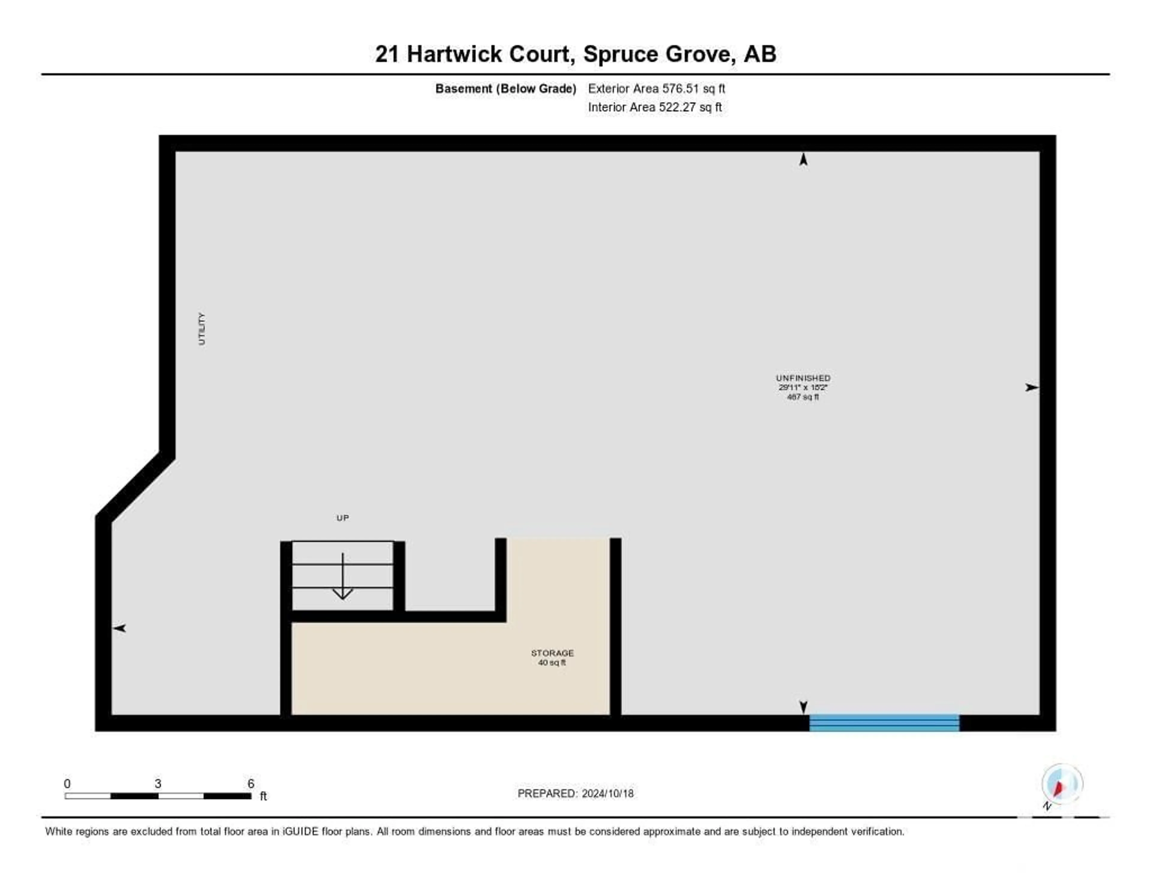 Floor plan for 21 HARTWICK CO, Spruce Grove Alberta T7X0K2