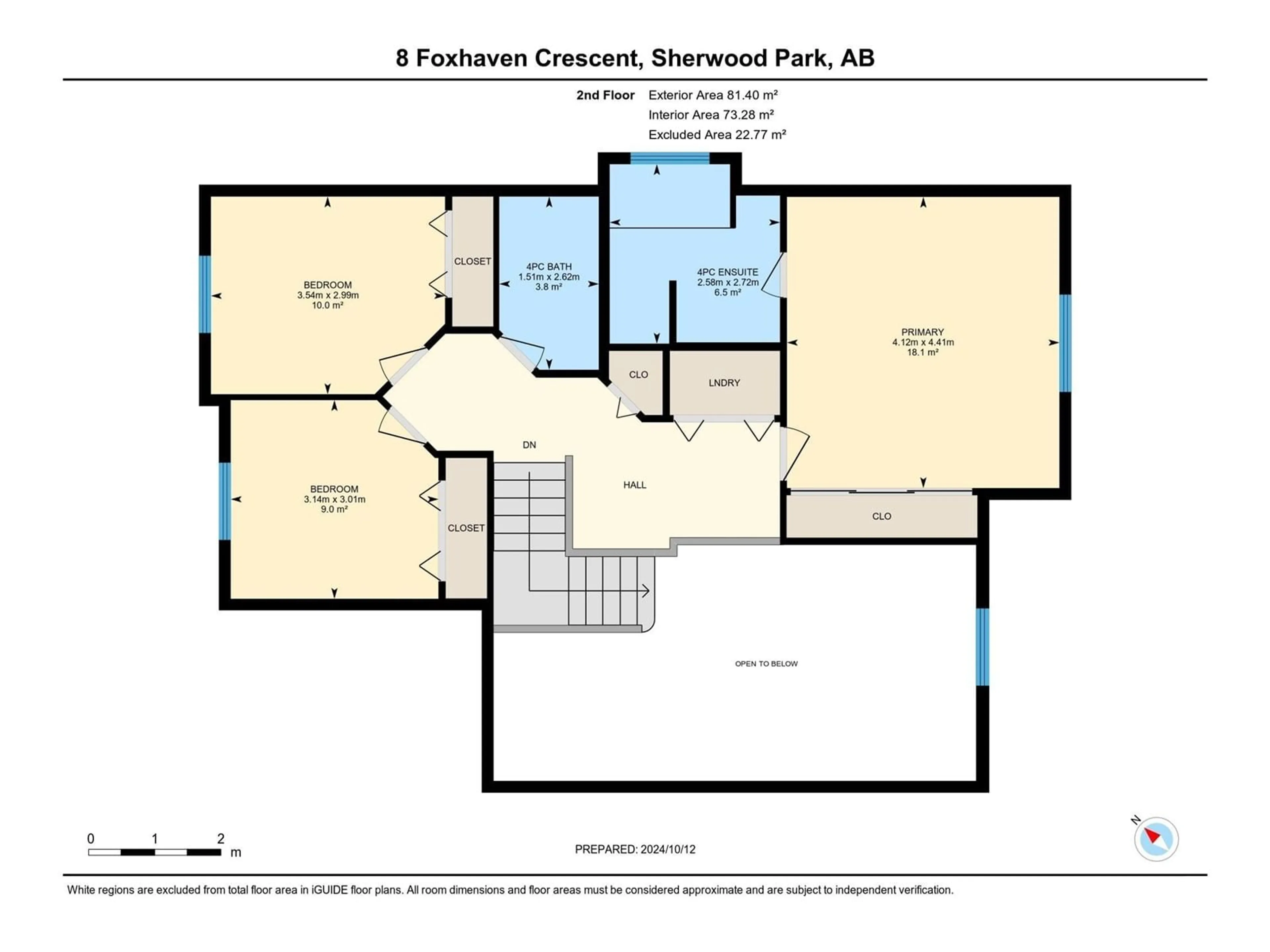 Floor plan for 8 FOXHAVEN CR, Sherwood Park Alberta T8A6A8