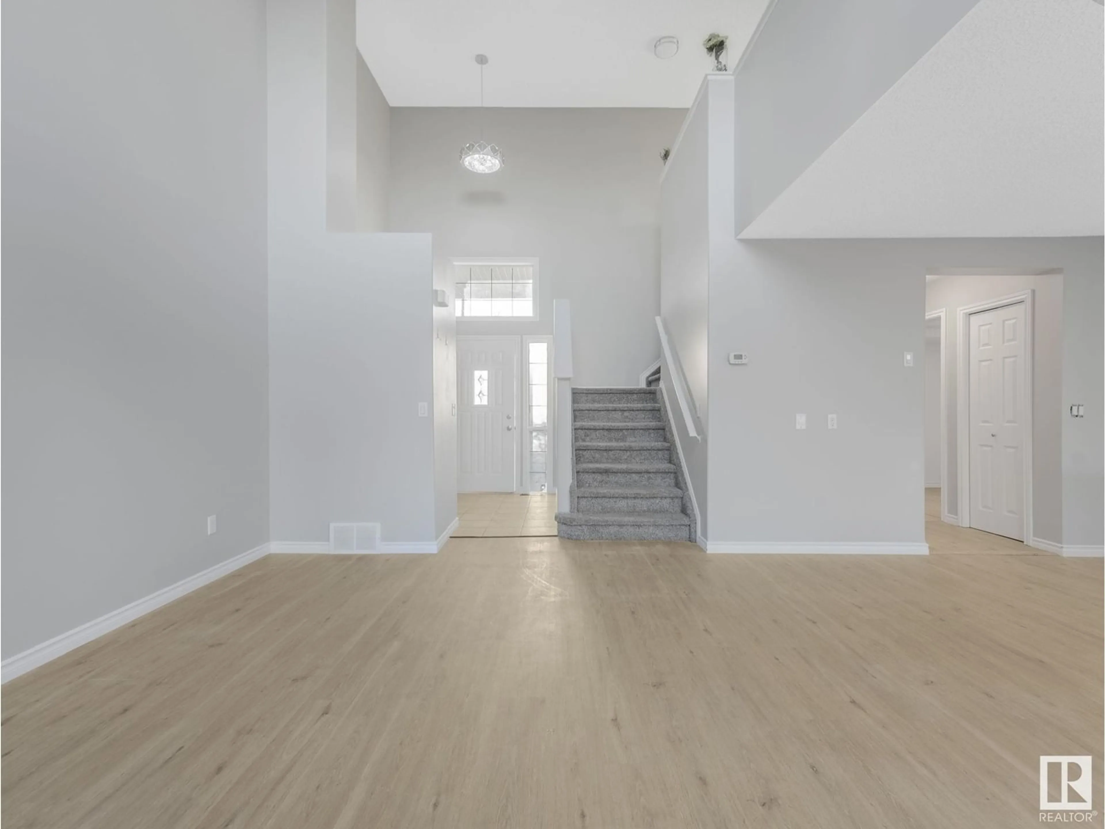 Indoor foyer, wood floors for 8 FOXHAVEN CR, Sherwood Park Alberta T8A6A8