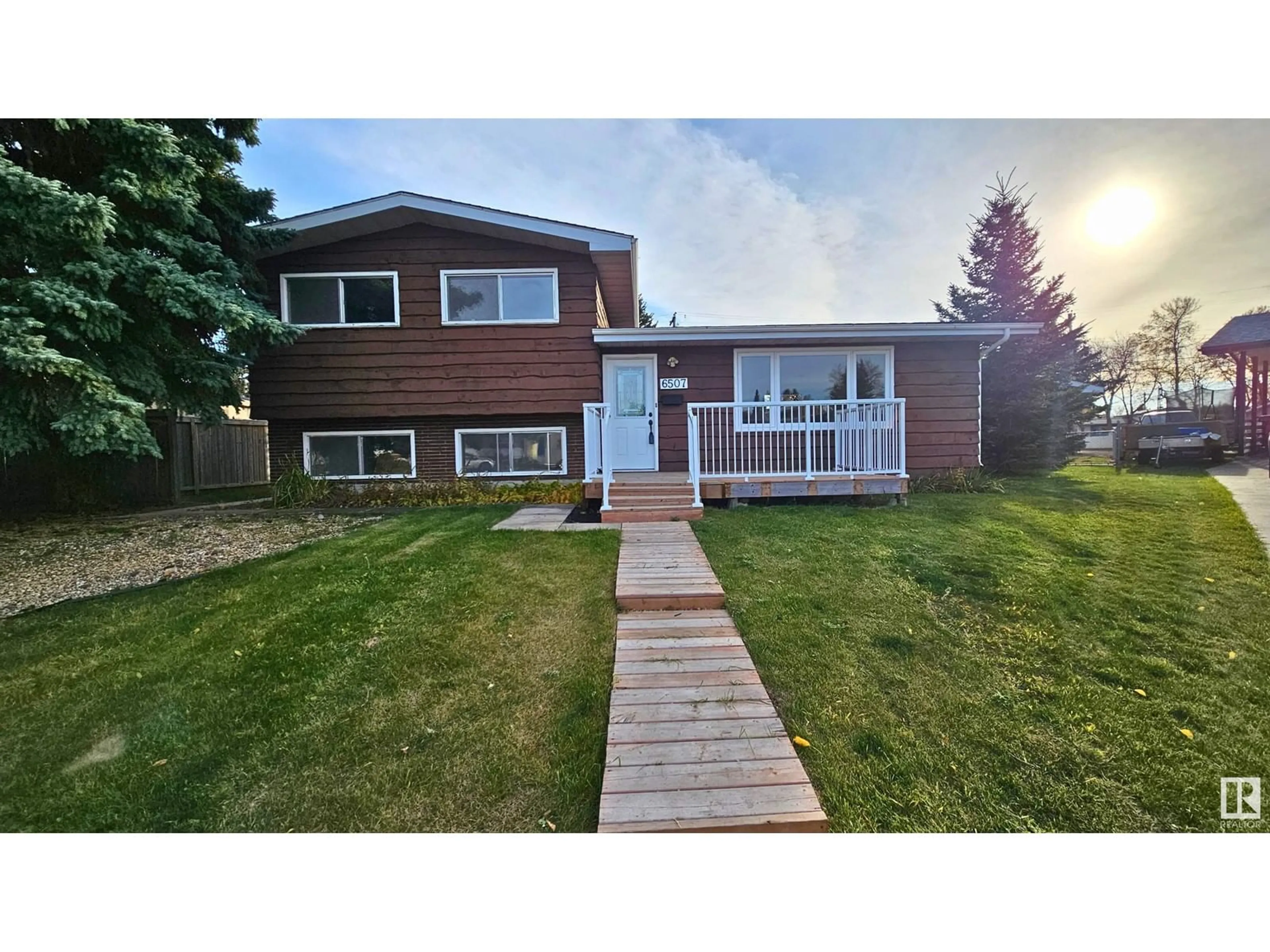 Frontside or backside of a home, cottage for 6507 45A AV, Camrose Alberta T4V0C8