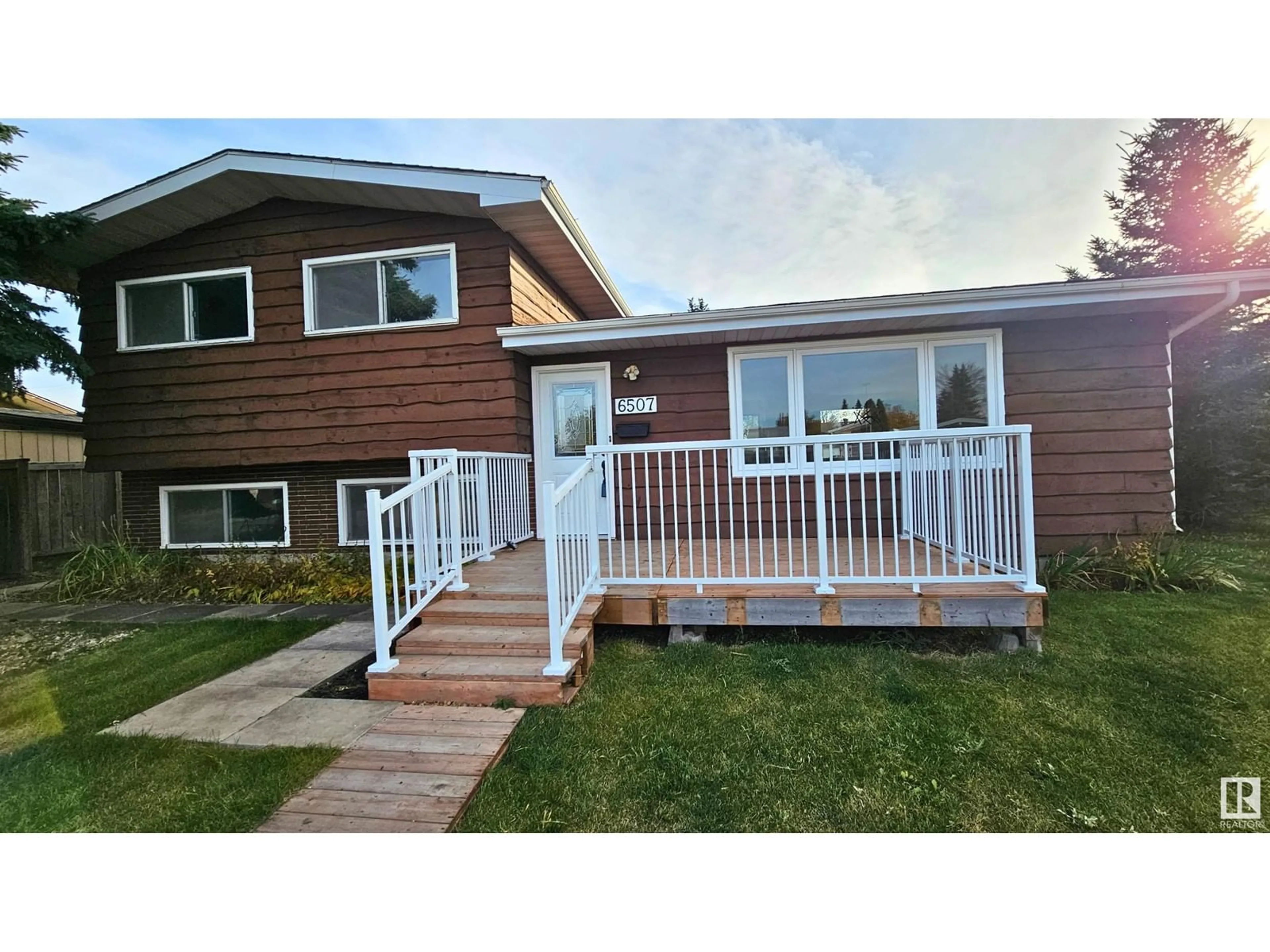 Frontside or backside of a home, cottage for 6507 45A AV, Camrose Alberta T4V0C8