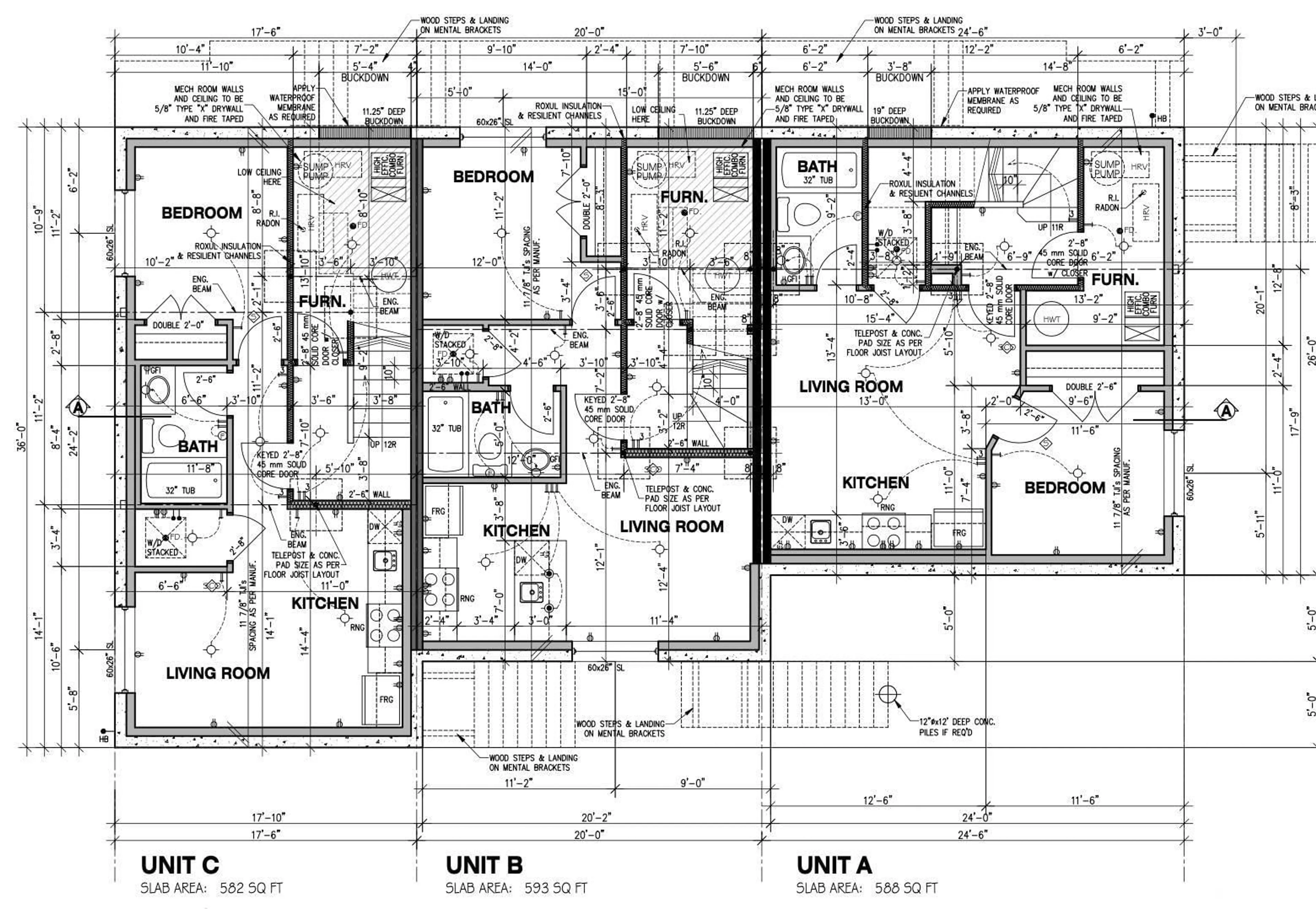 Floor plan for 10617/10619/ 10621 83 ST NW, Edmonton Alberta T6A3P6