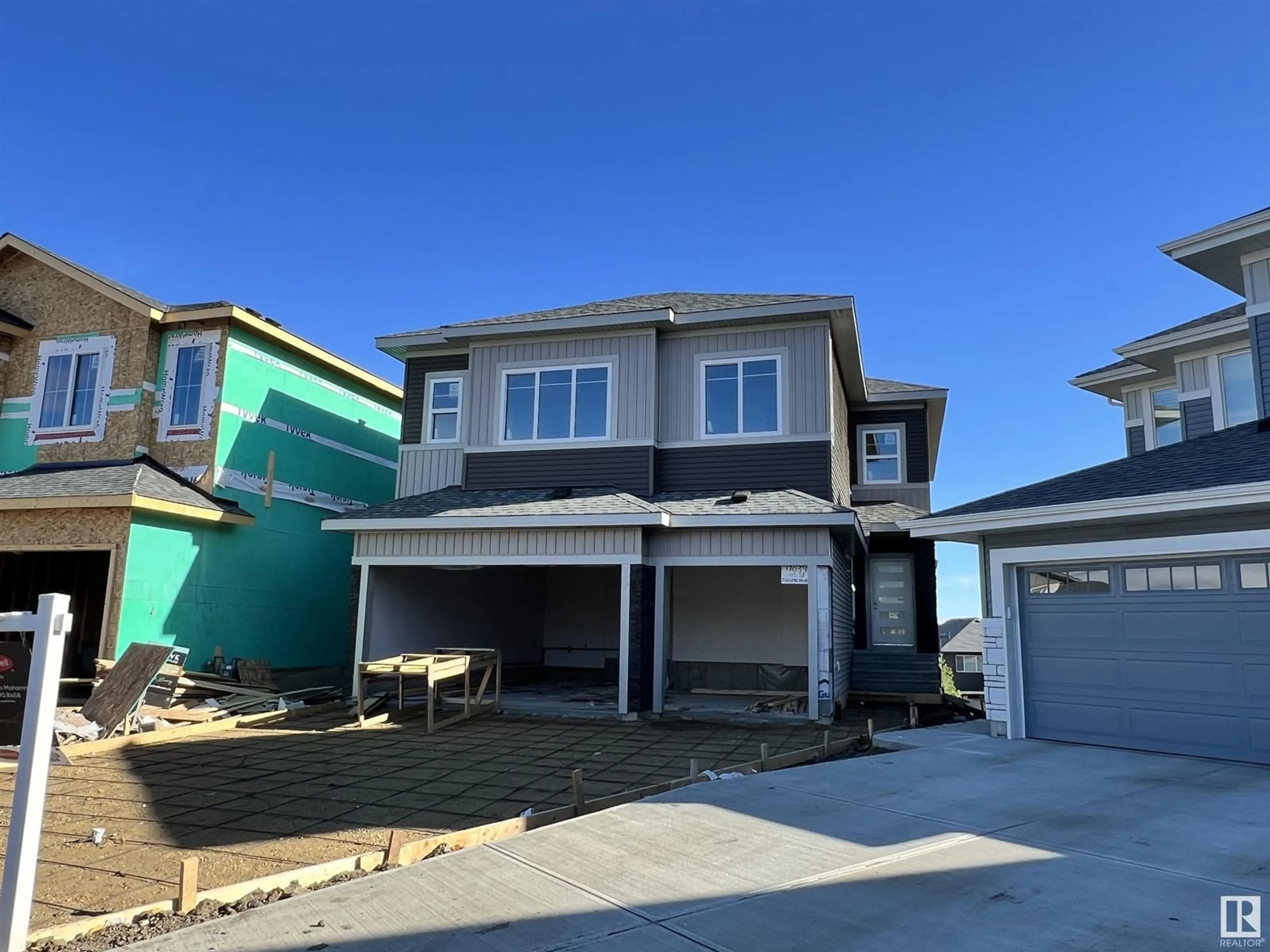 Frontside or backside of a home, the street view for 17039 45 ST NW, Edmonton Alberta T5Y4C9