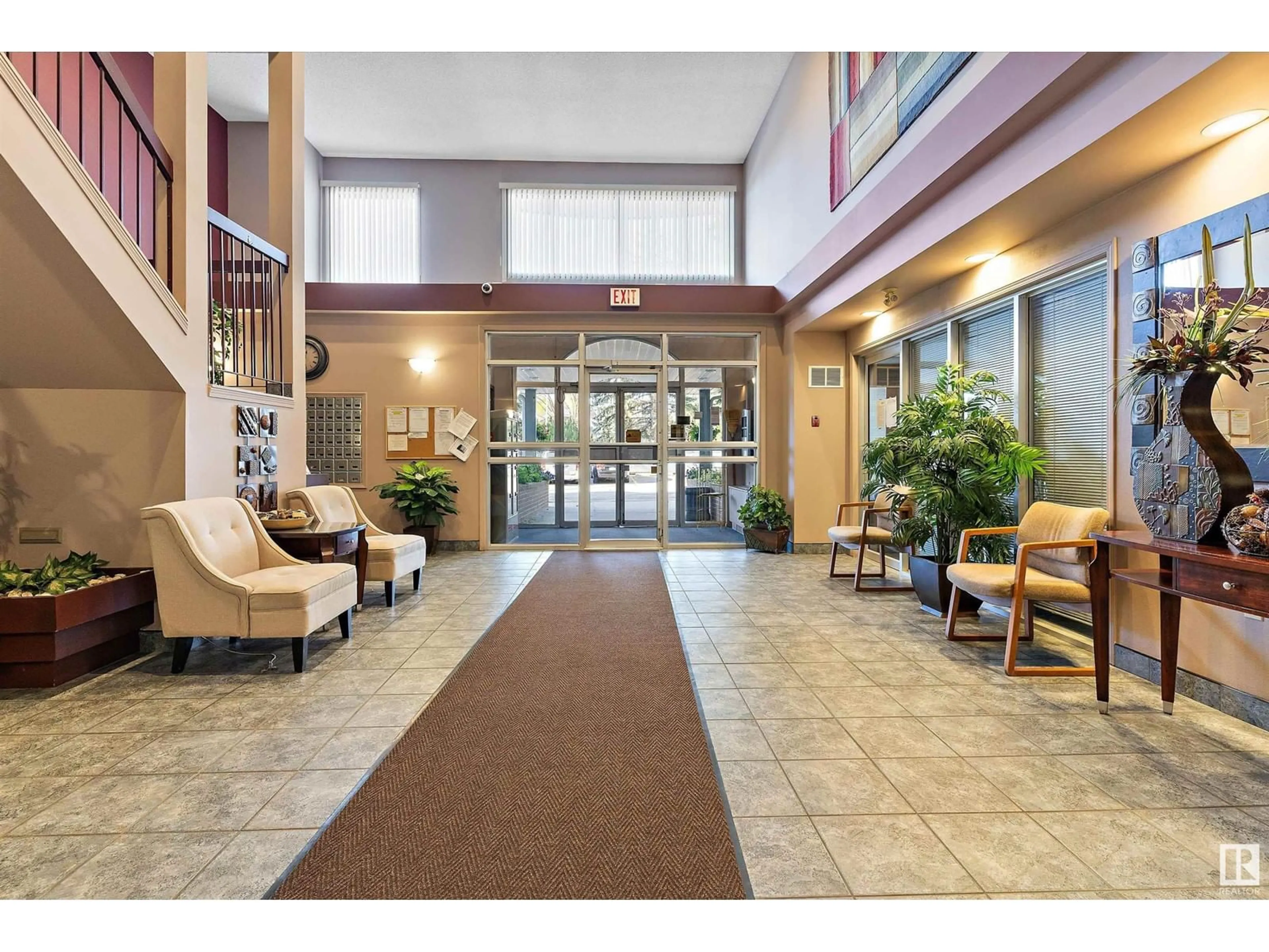 Indoor lobby for #401 15503 106 ST NW, Edmonton Alberta T5X5W7