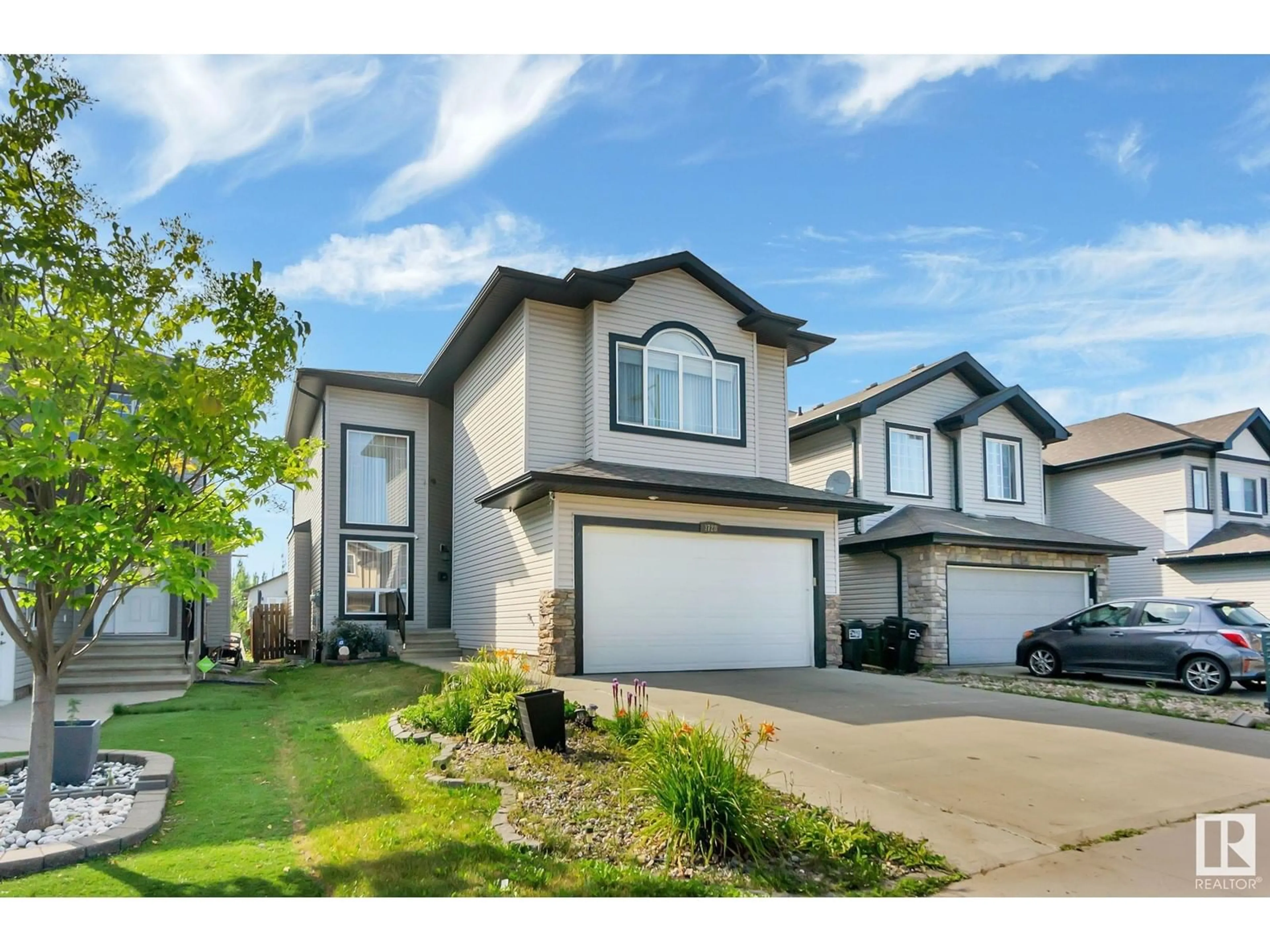 Frontside or backside of a home, the street view for 3728 13 ST NW, Edmonton Alberta T6T0G3