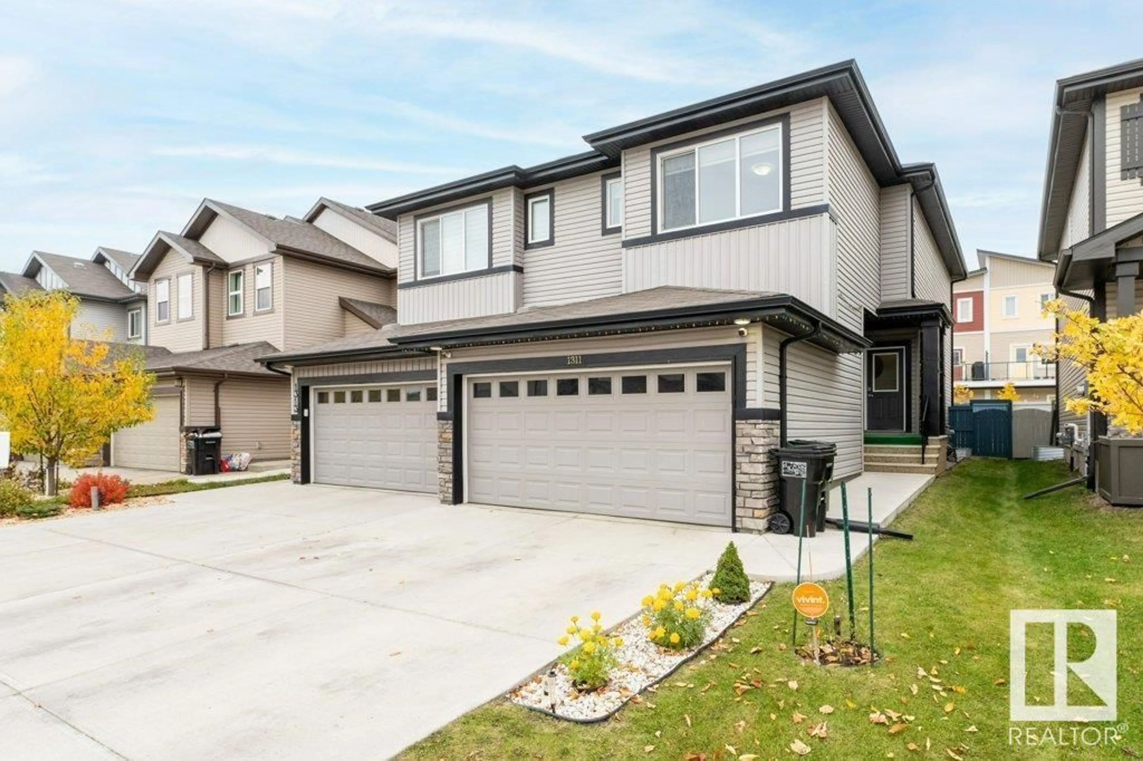 Frontside or backside of a home, the street view for 1311 29st NW, Edmonton Alberta T6T1A9