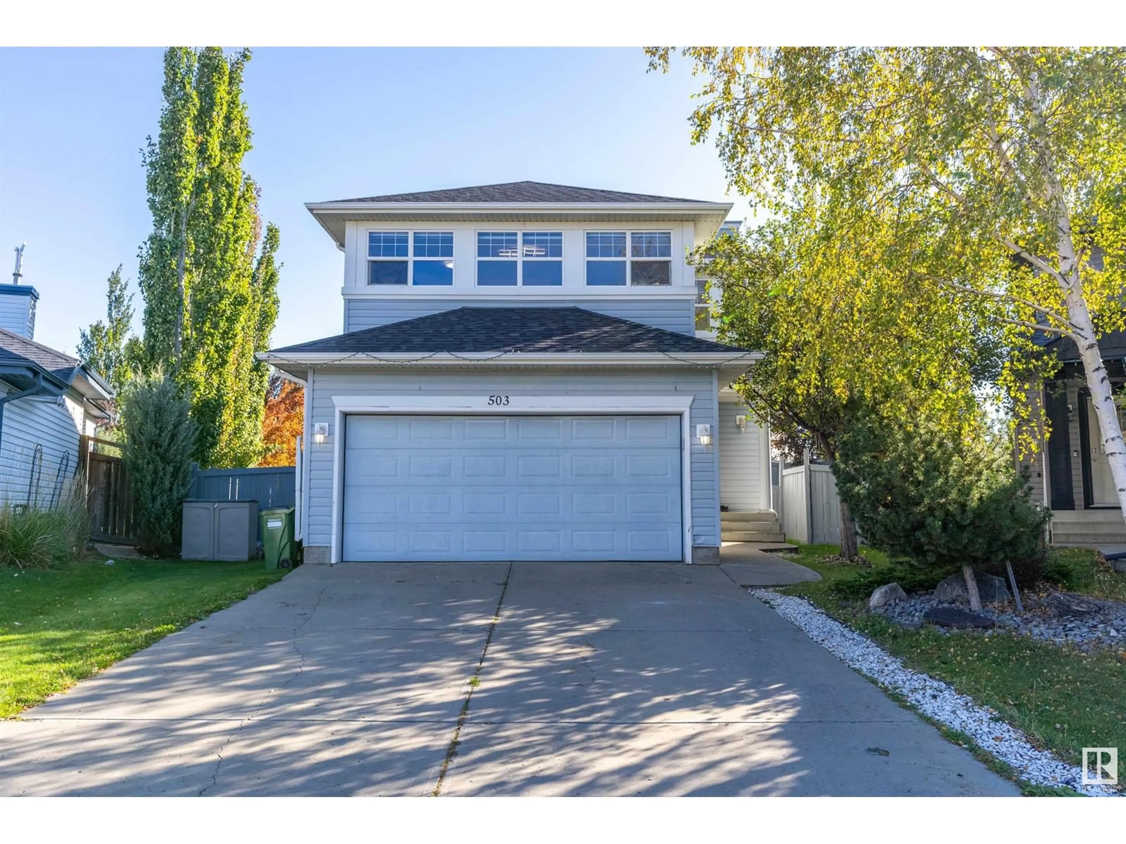 Frontside or backside of a home, the street view for 503 89 ST SW, Edmonton Alberta T6X1C9