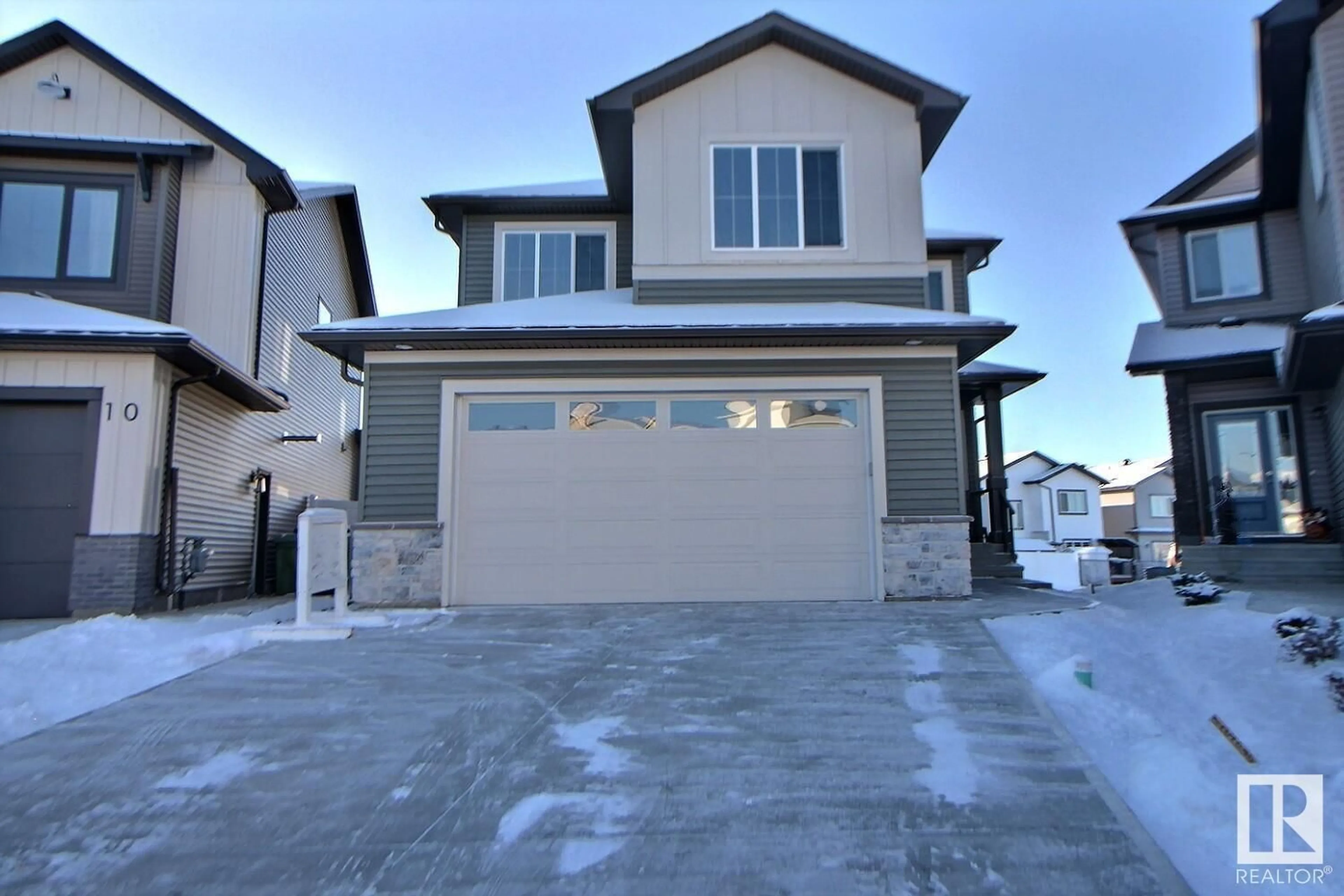 A pic from exterior of the house or condo, the street view for 14 ELDERBERRY PT, Fort Saskatchewan Alberta T8L0X8