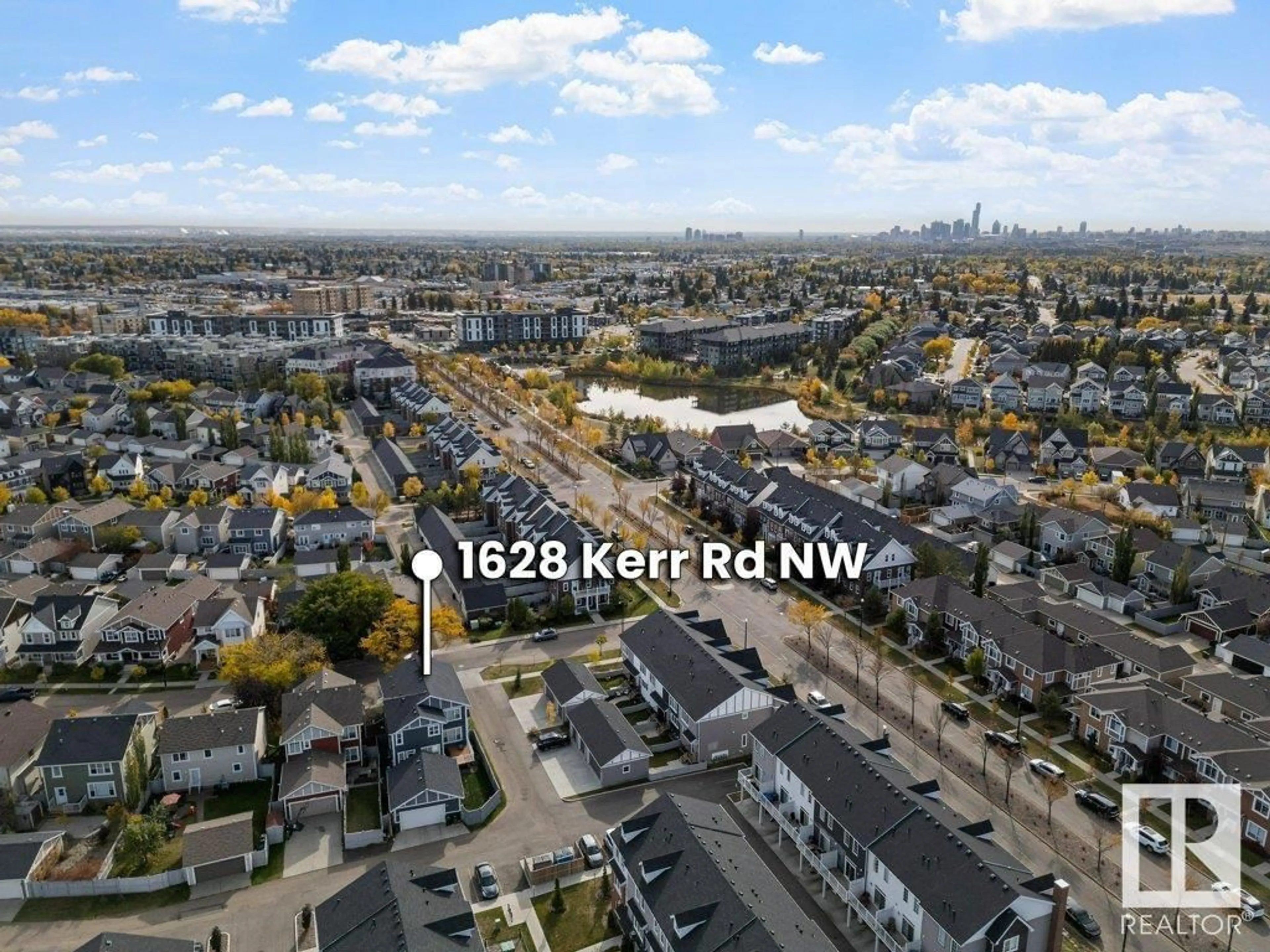 A pic from exterior of the house or condo, the street view for 1628 KERR RD NW, Edmonton Alberta T5E4A7