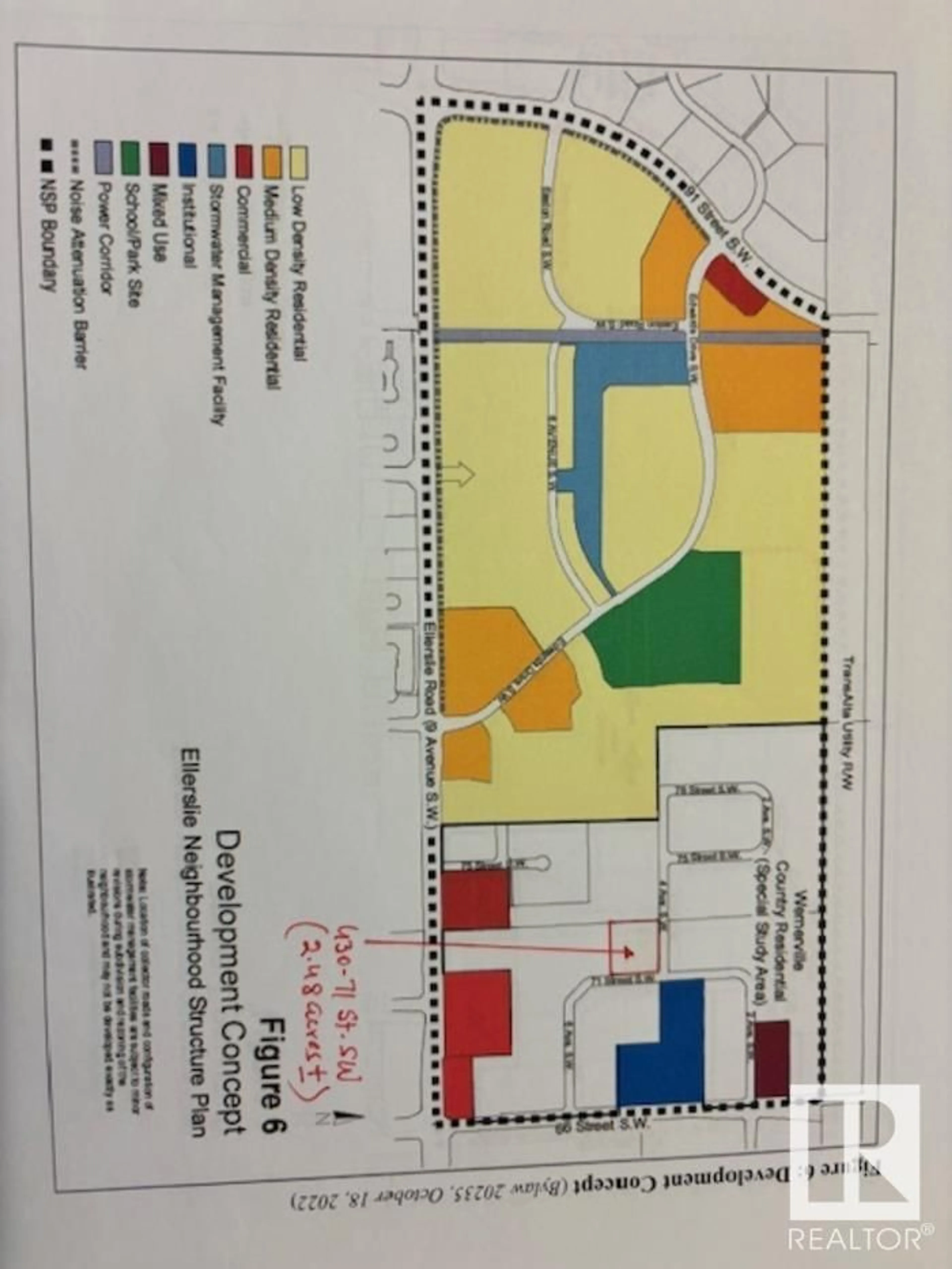 Floor plan for 430 71 ST SW, Edmonton Alberta T6X1A3