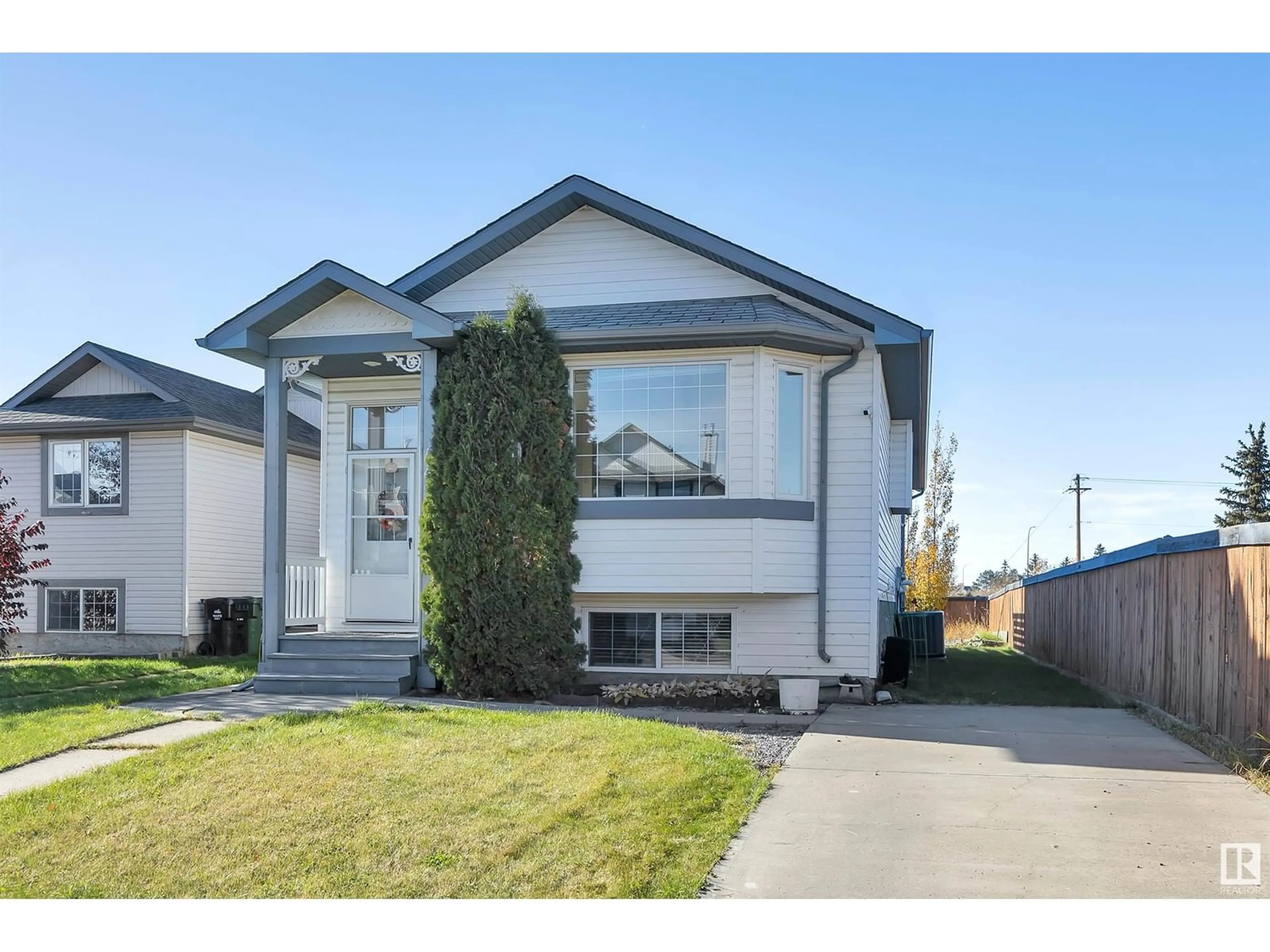 Frontside or backside of a home, the fenced backyard for 44 CAMPBELL RD, Leduc Alberta T9E8C8