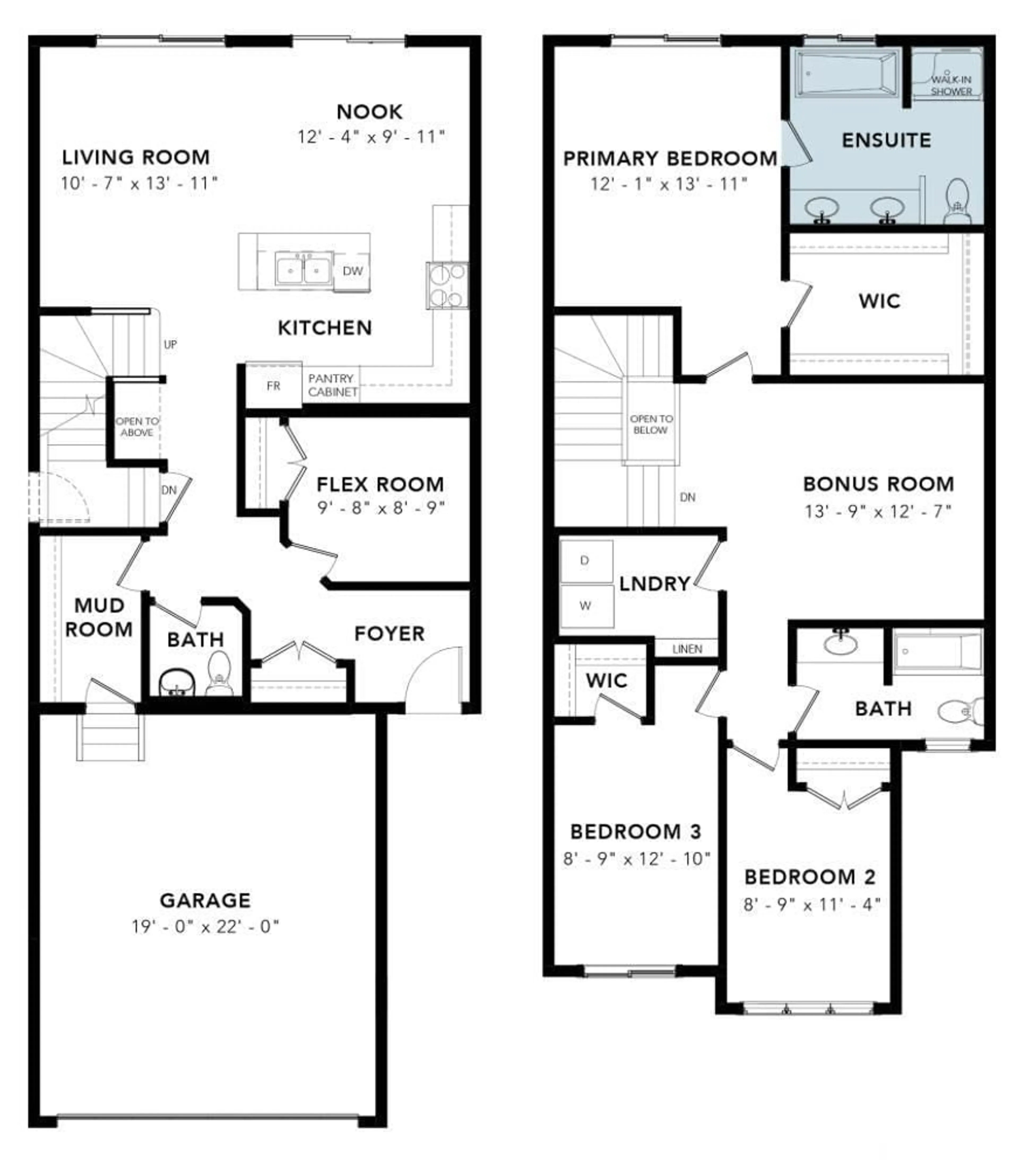 Floor plan for 2325 158A ST SW, Edmonton Alberta T6W4L1