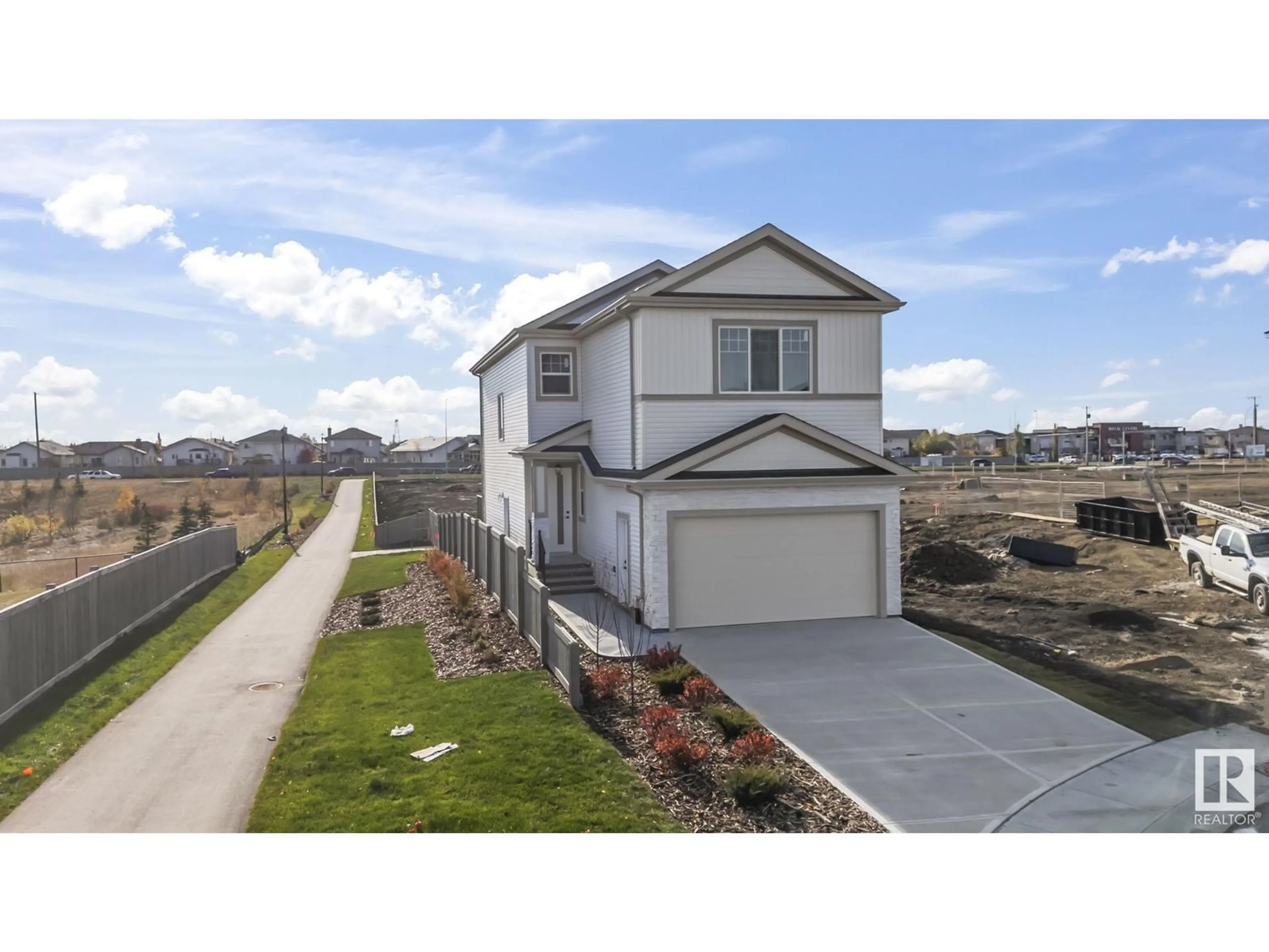 Frontside or backside of a home, the street view for 6803 169 AV NW, Edmonton Alberta T5Z0H2