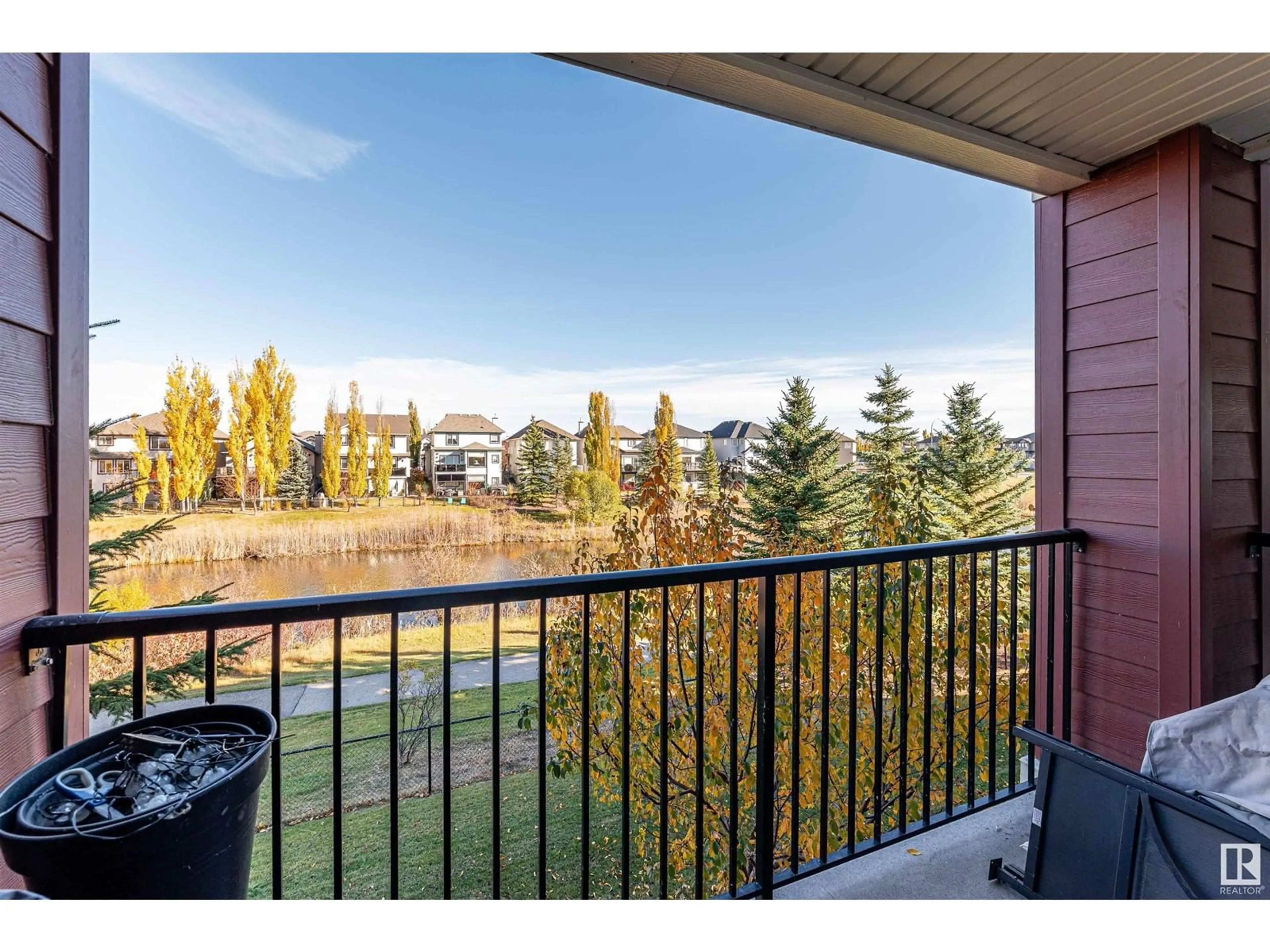 Patio, the fenced backyard for #212 7021 SOUTH TERWILLEGAR DR NW, Edmonton Alberta T6R0W5