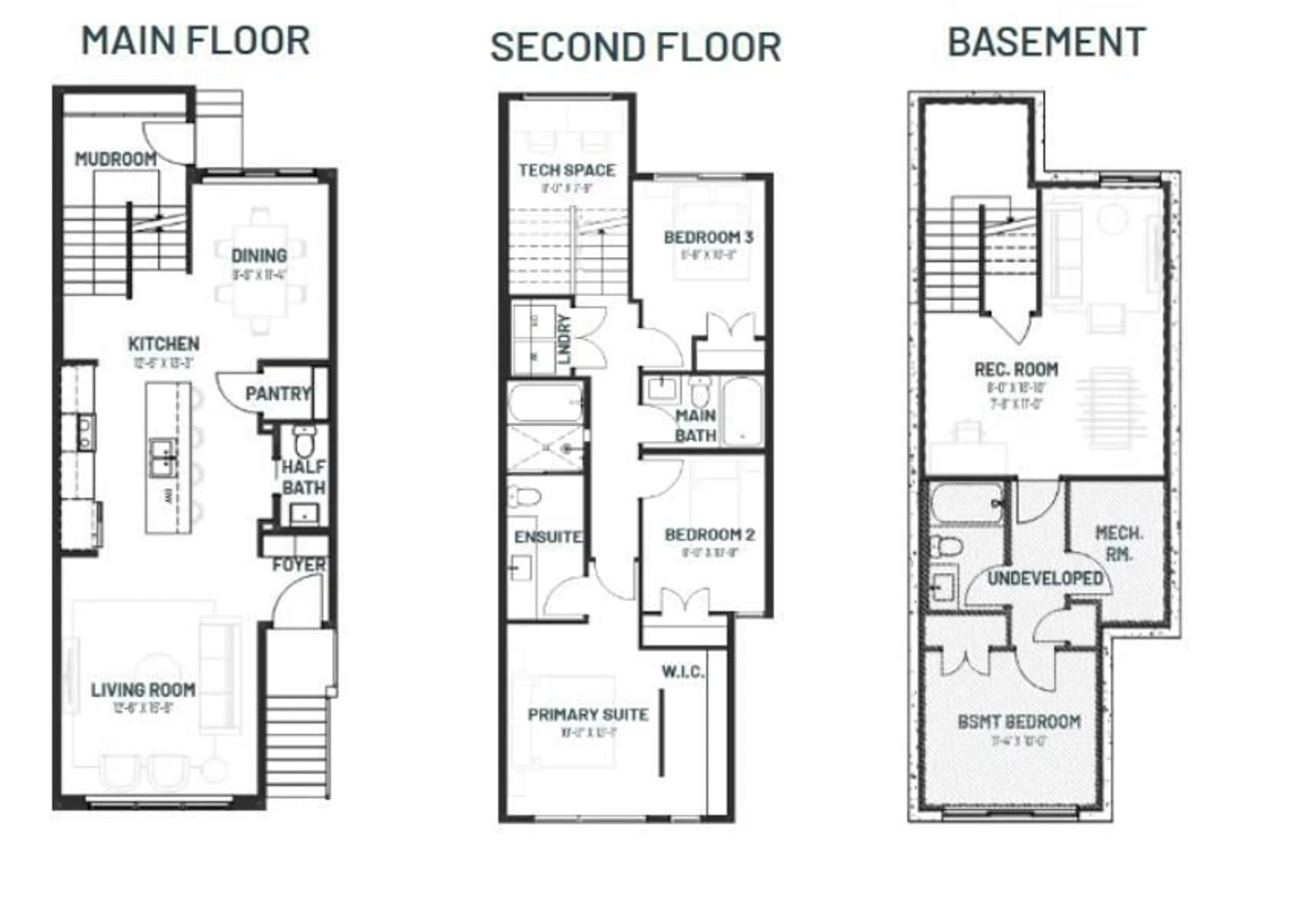 Floor plan for 7316 KLAPSTEIN CR SW, Edmonton Alberta T6W5N5