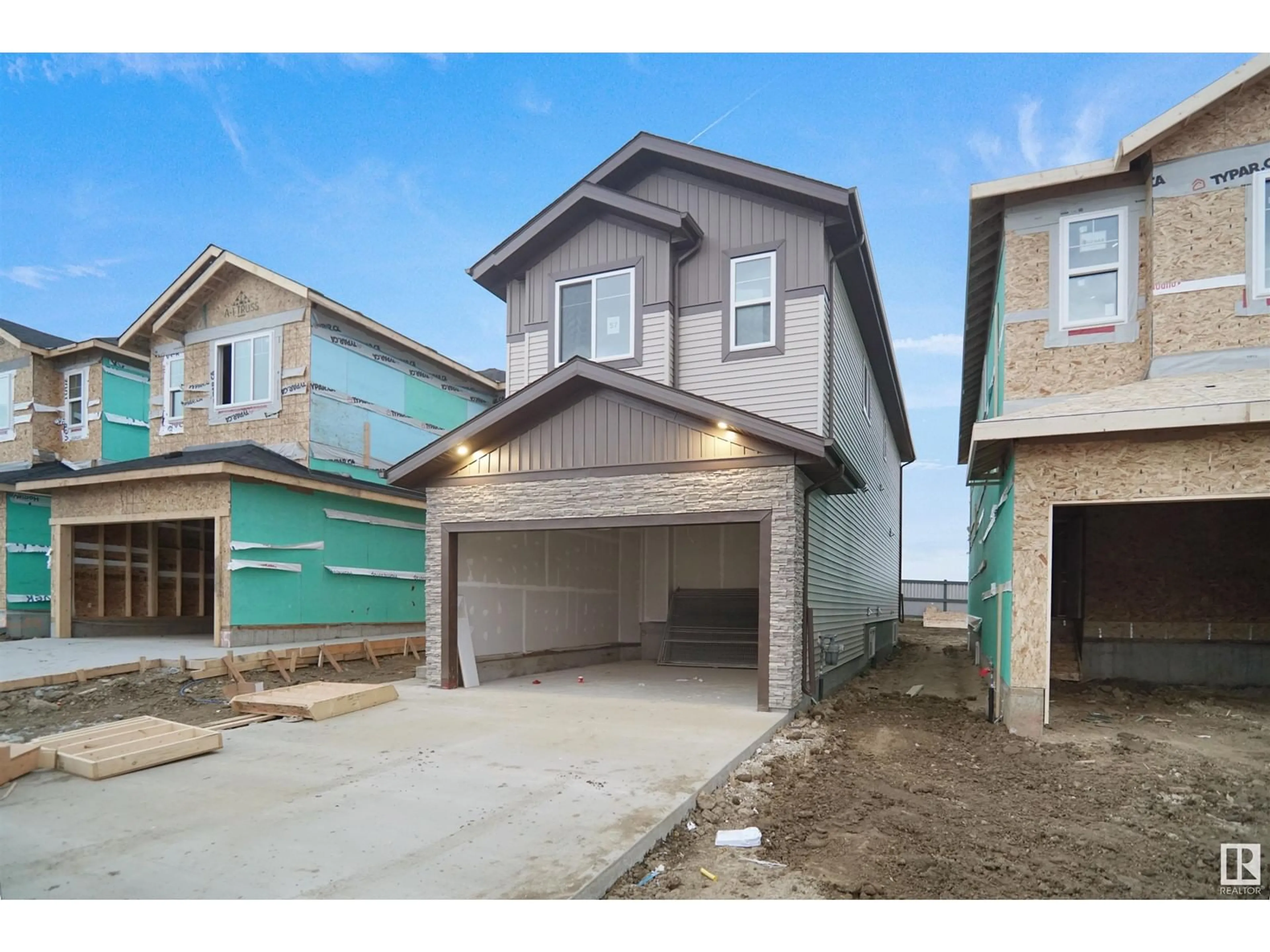 Frontside or backside of a home, the street view for 57 ASHBURY CR, Spruce Grove Alberta T7X3C6