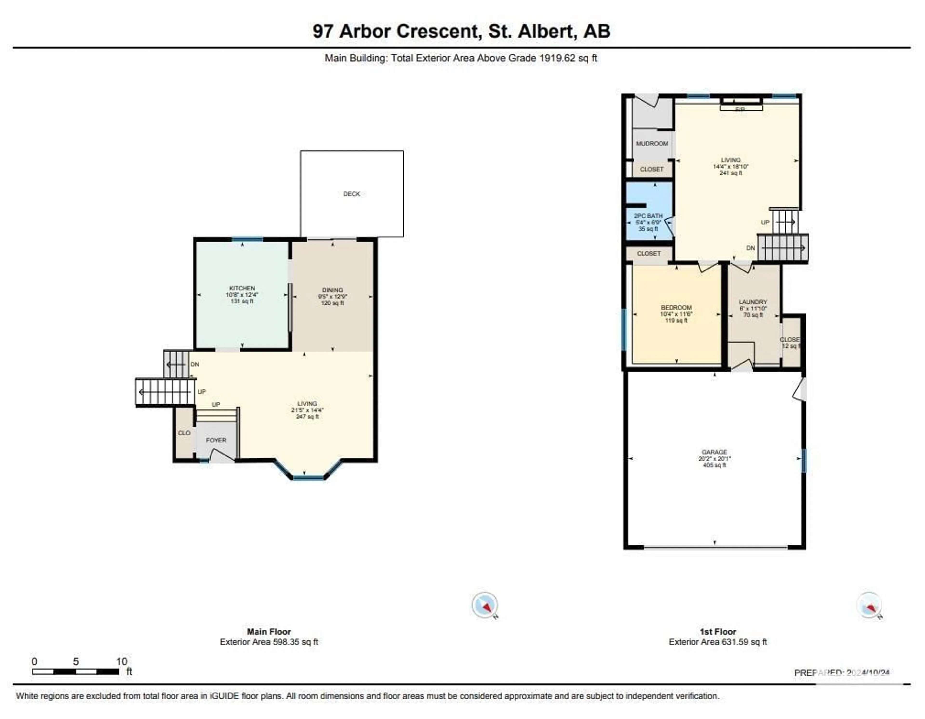 Floor plan for 97 ARBOR CR, St. Albert Alberta T8N5H7