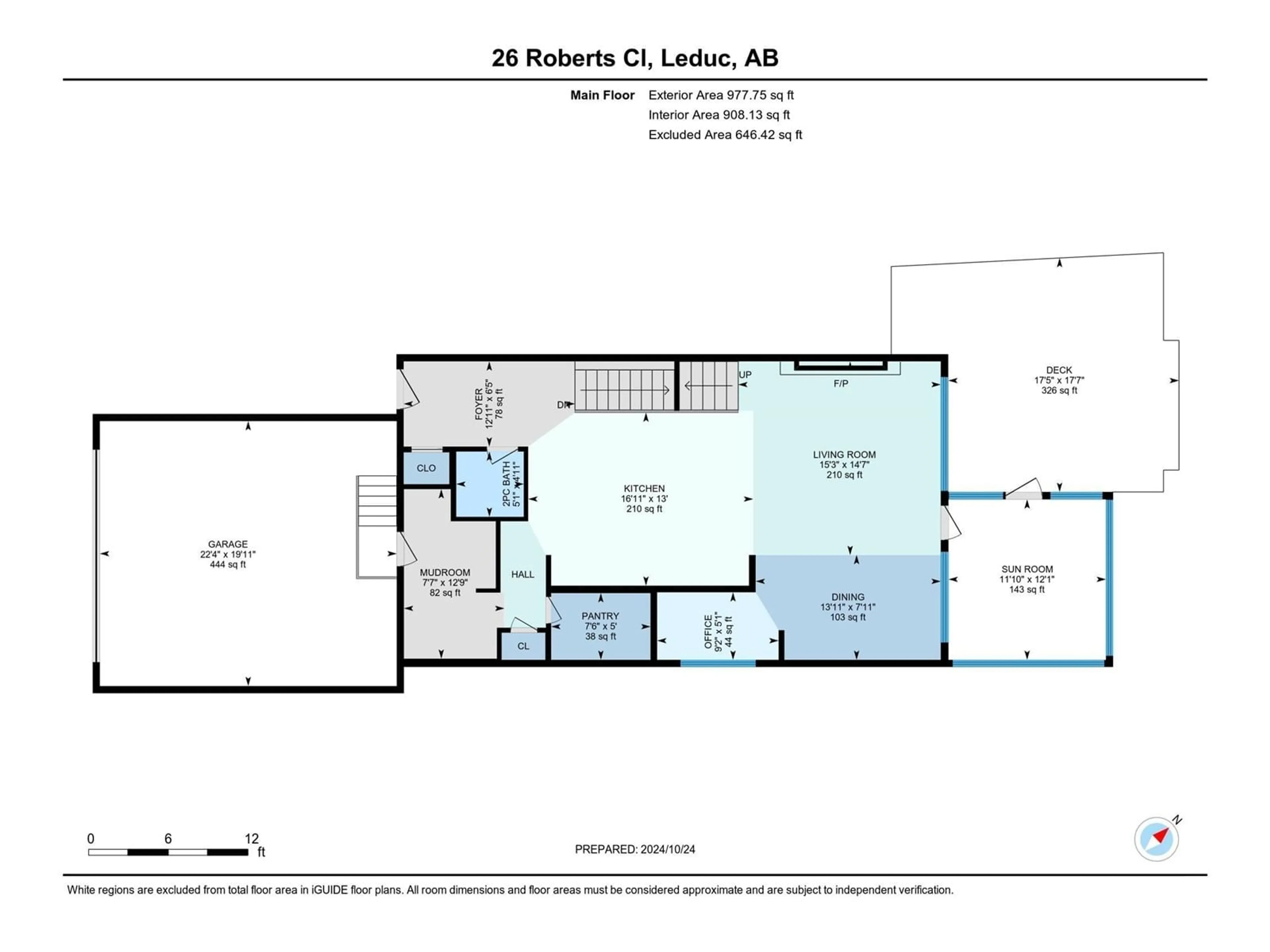 Floor plan for 26 ROBERTS CL, Leduc Alberta T9E1K9