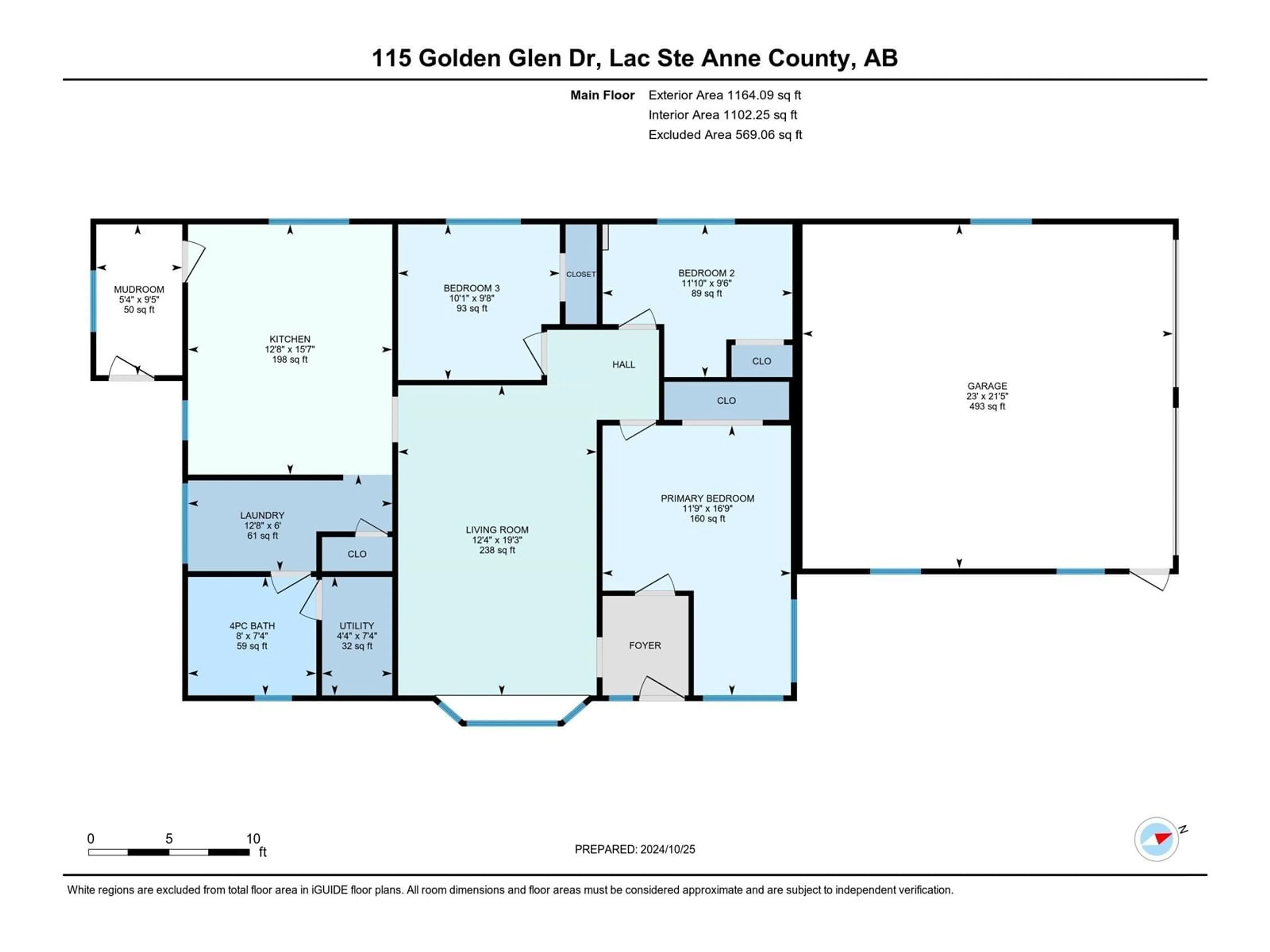 Floor plan for #115 54126 RGE ROAD 30, Rural Lac Ste. Anne County Alberta T0E1V0