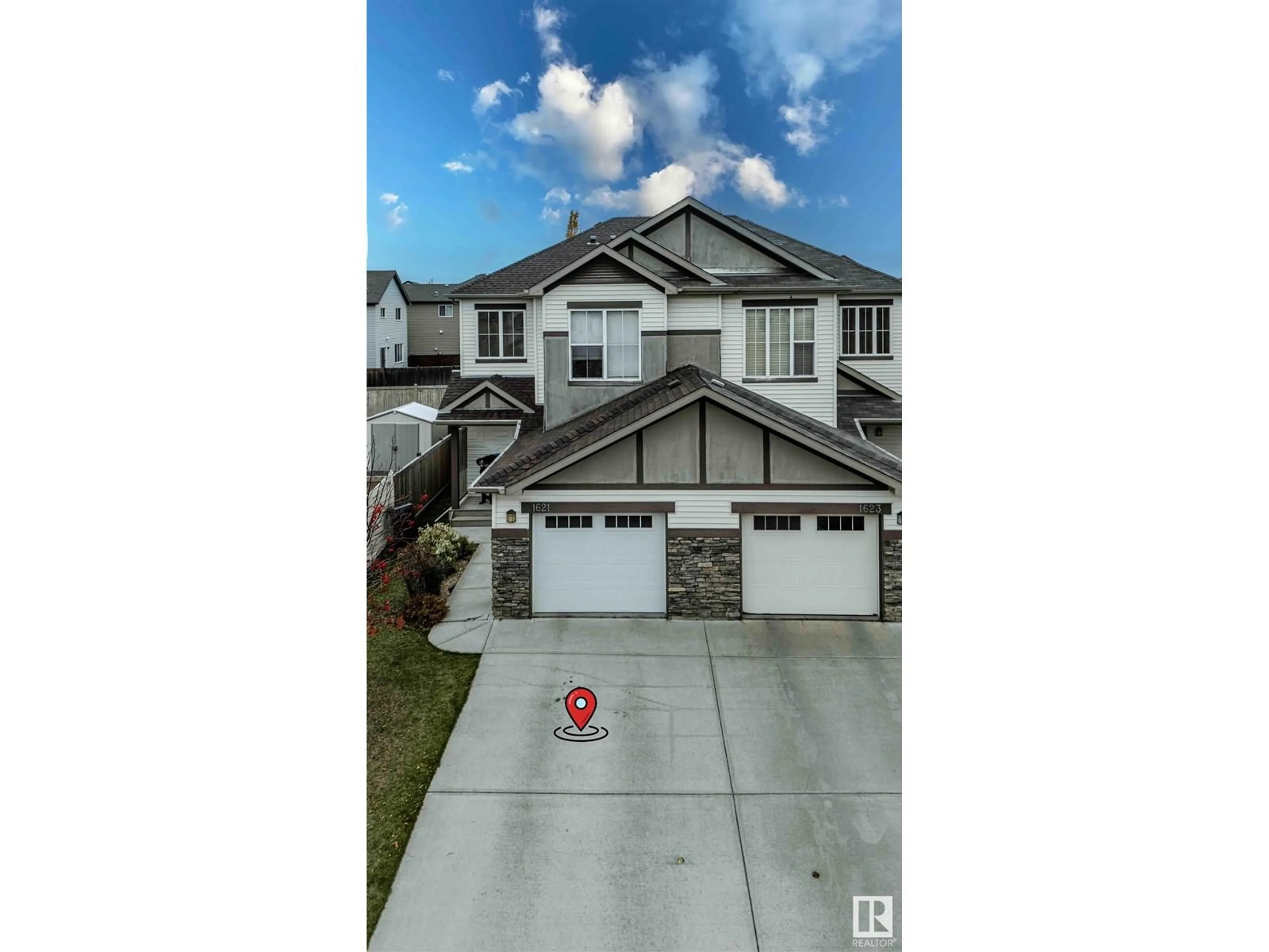 Frontside or backside of a home, the street view for 1621 64 ST SW SW, Edmonton Alberta T6X0N2