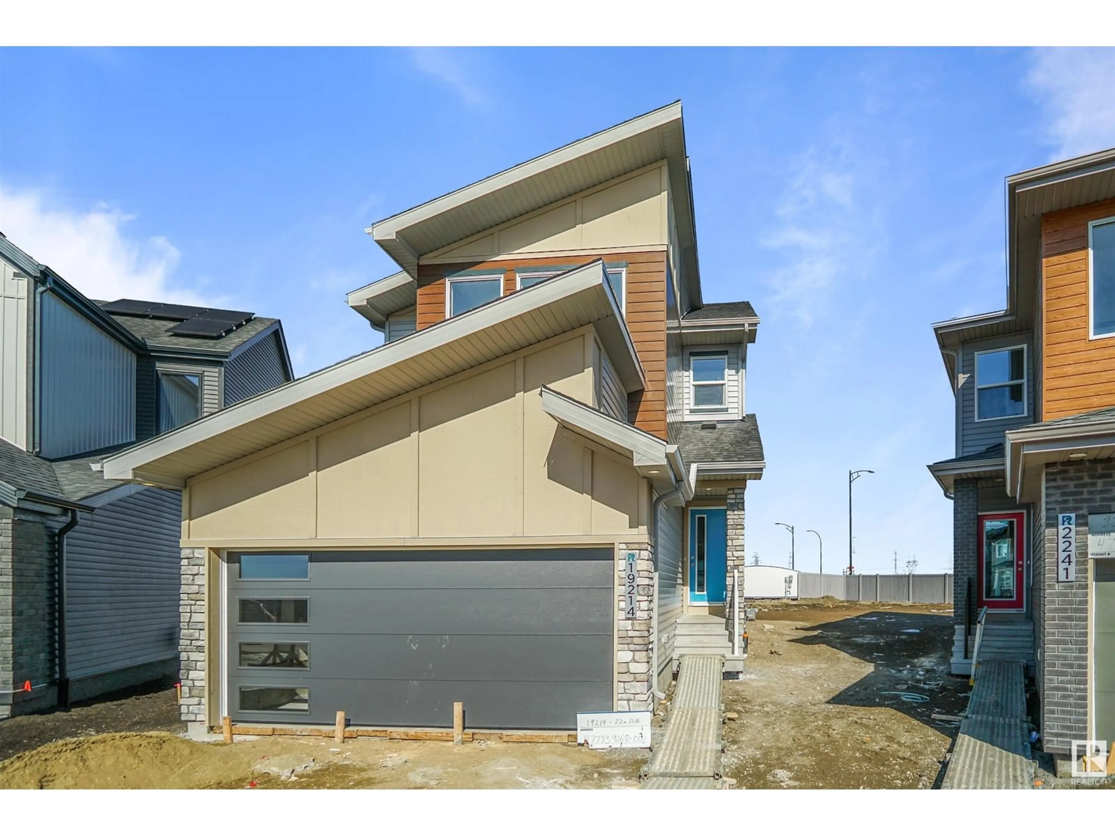 Frontside or backside of a home, the street view for 1973 209A ST NW, Edmonton Alberta T6M1P9