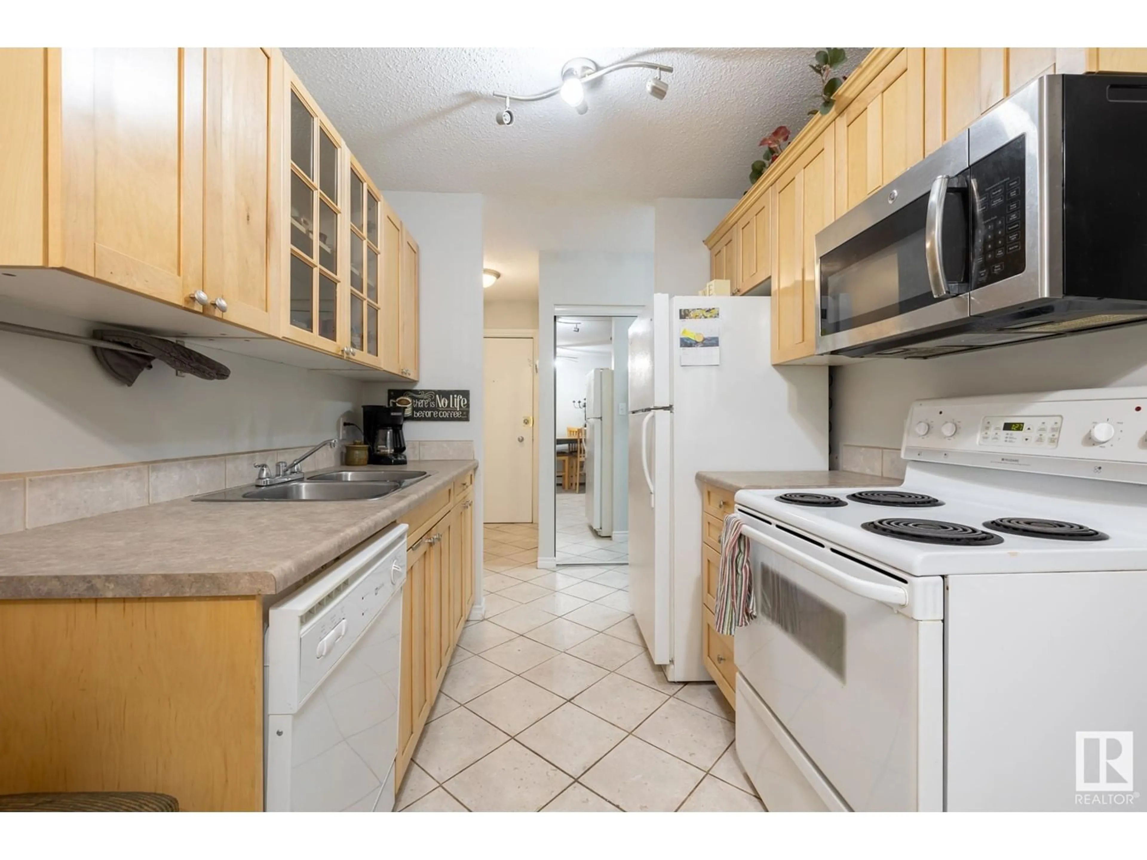 Standard kitchen for #304 10420 93 ST NW, Edmonton Alberta T5H1X7