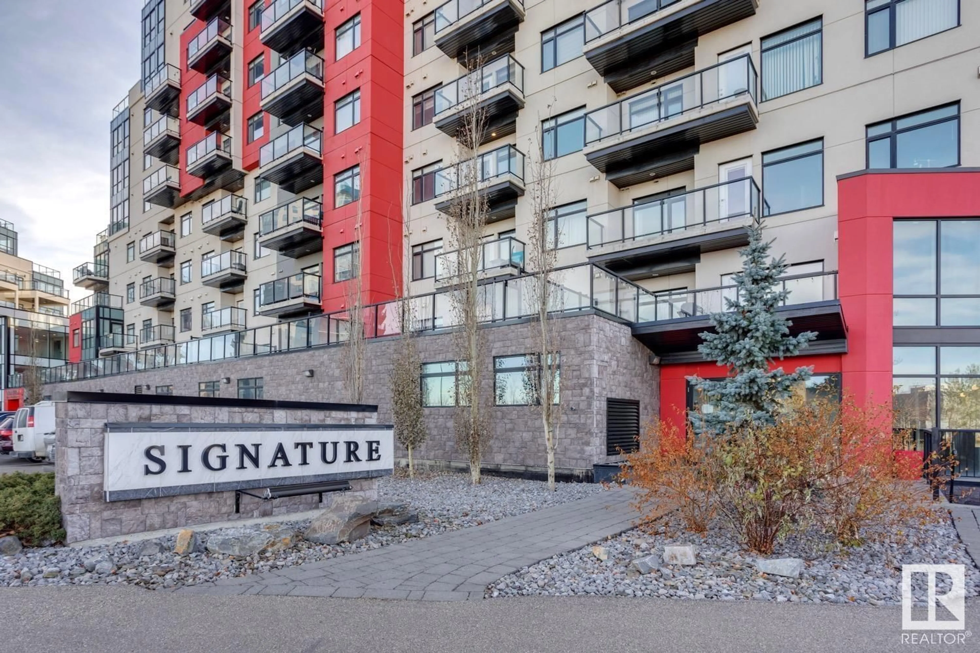 A pic from exterior of the house or condo, the front or back of building for #810 5151 WINDERMERE BV SW, Edmonton Alberta T6W2K4