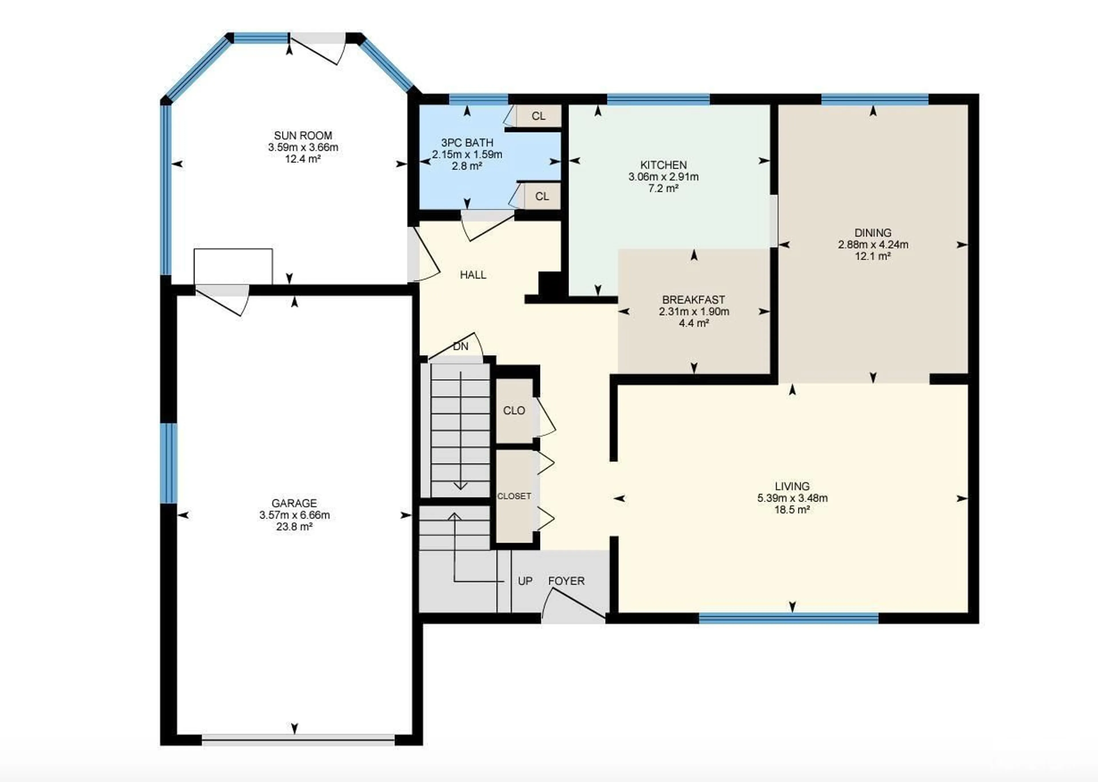 Floor plan for 11427 55 AV NW, Edmonton Alberta T6H0X3