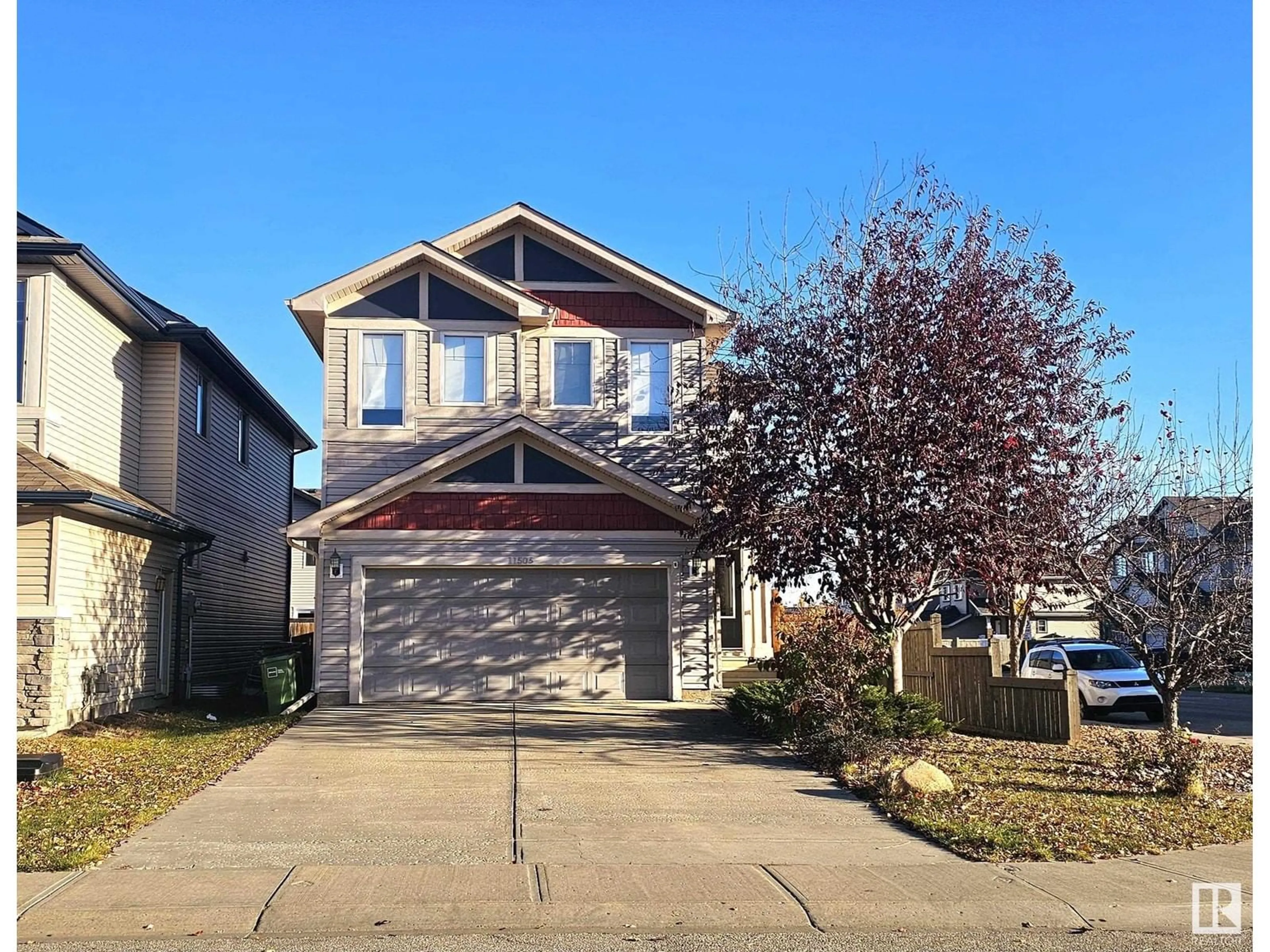 Frontside or backside of a home, the street view for 11506 16A AV SW, Edmonton Alberta T6W1Y3