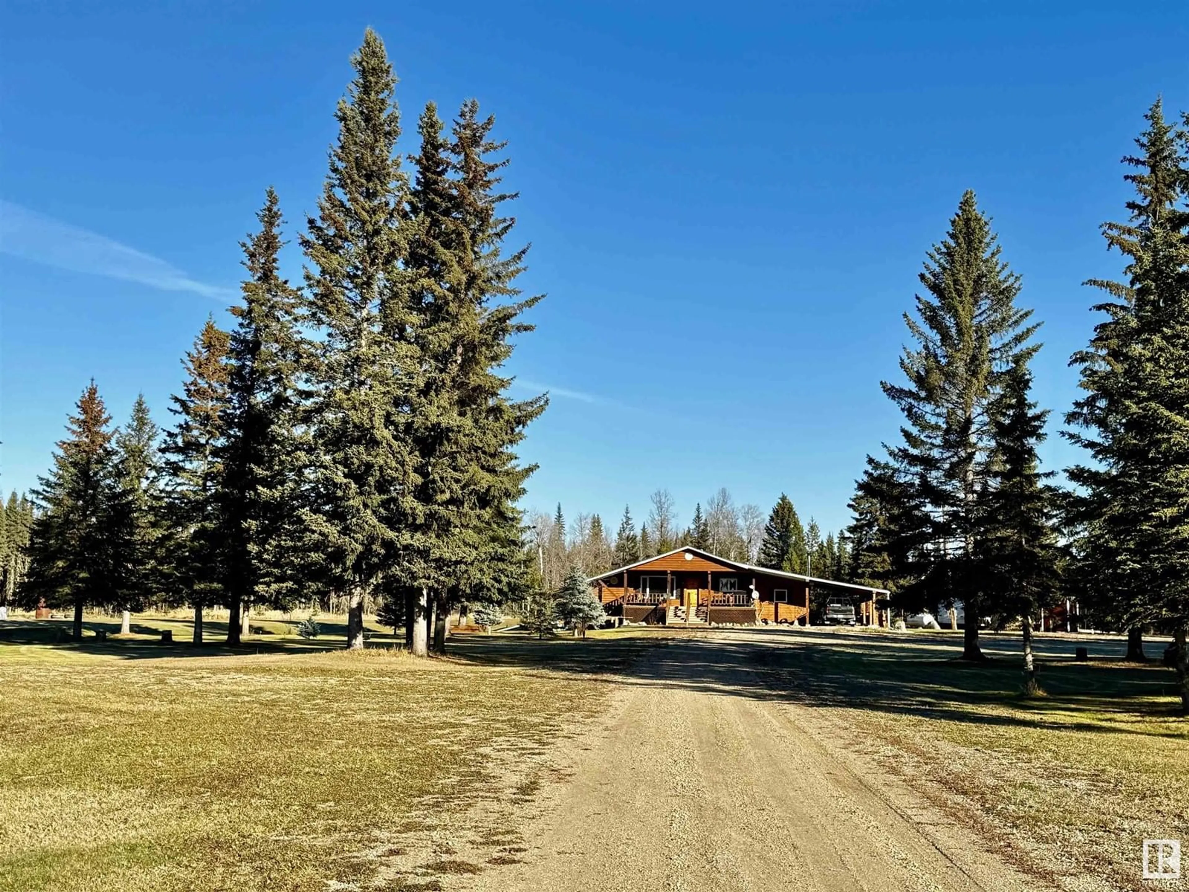 A pic from outside/outdoor area/front of a property/back of a property/a pic from drone, forest/trees view for 8402 TOWNSHIP 503, Rural Brazeau County Alberta T7A2A3