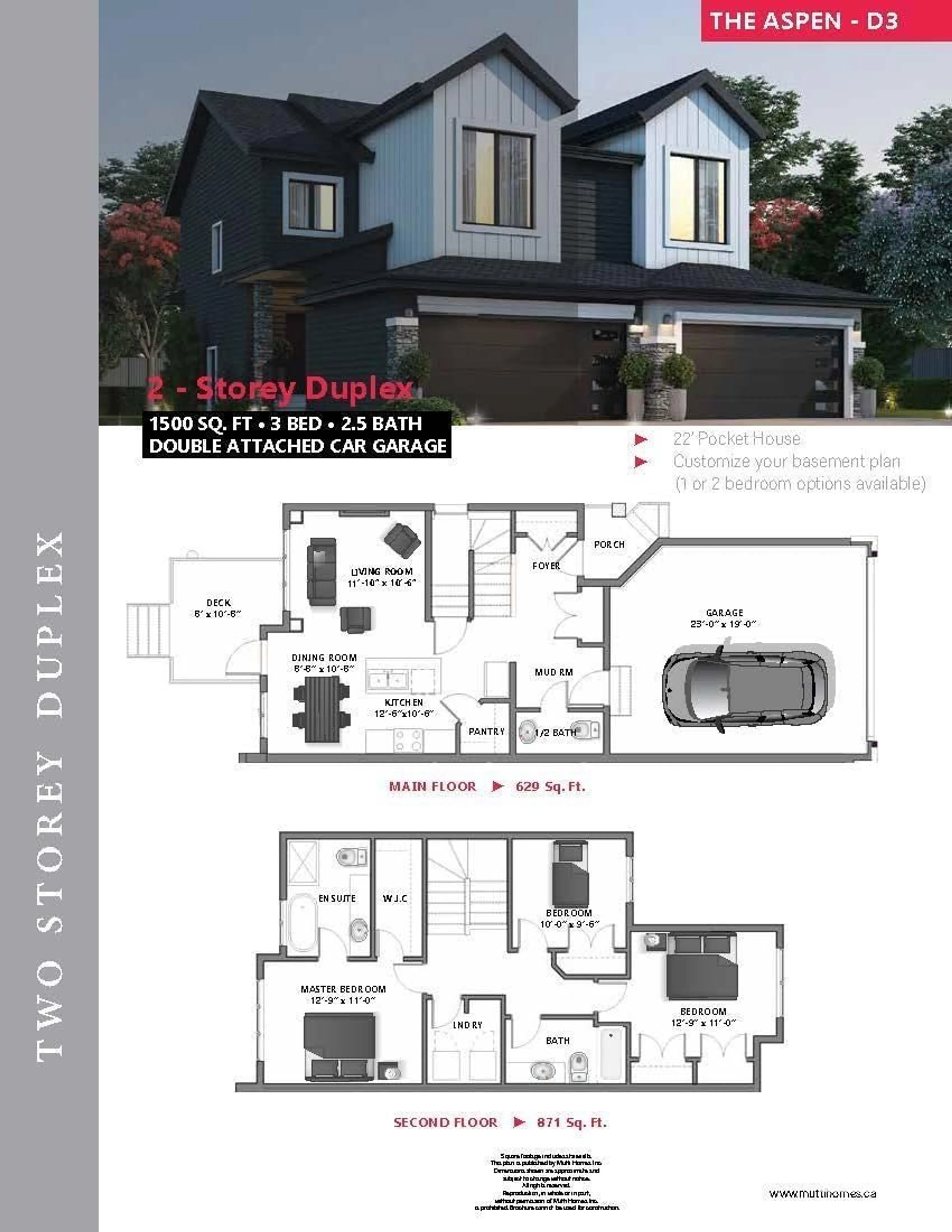 Floor plan for 171 starling way, Fort Saskatchewan Alberta T8L1X5