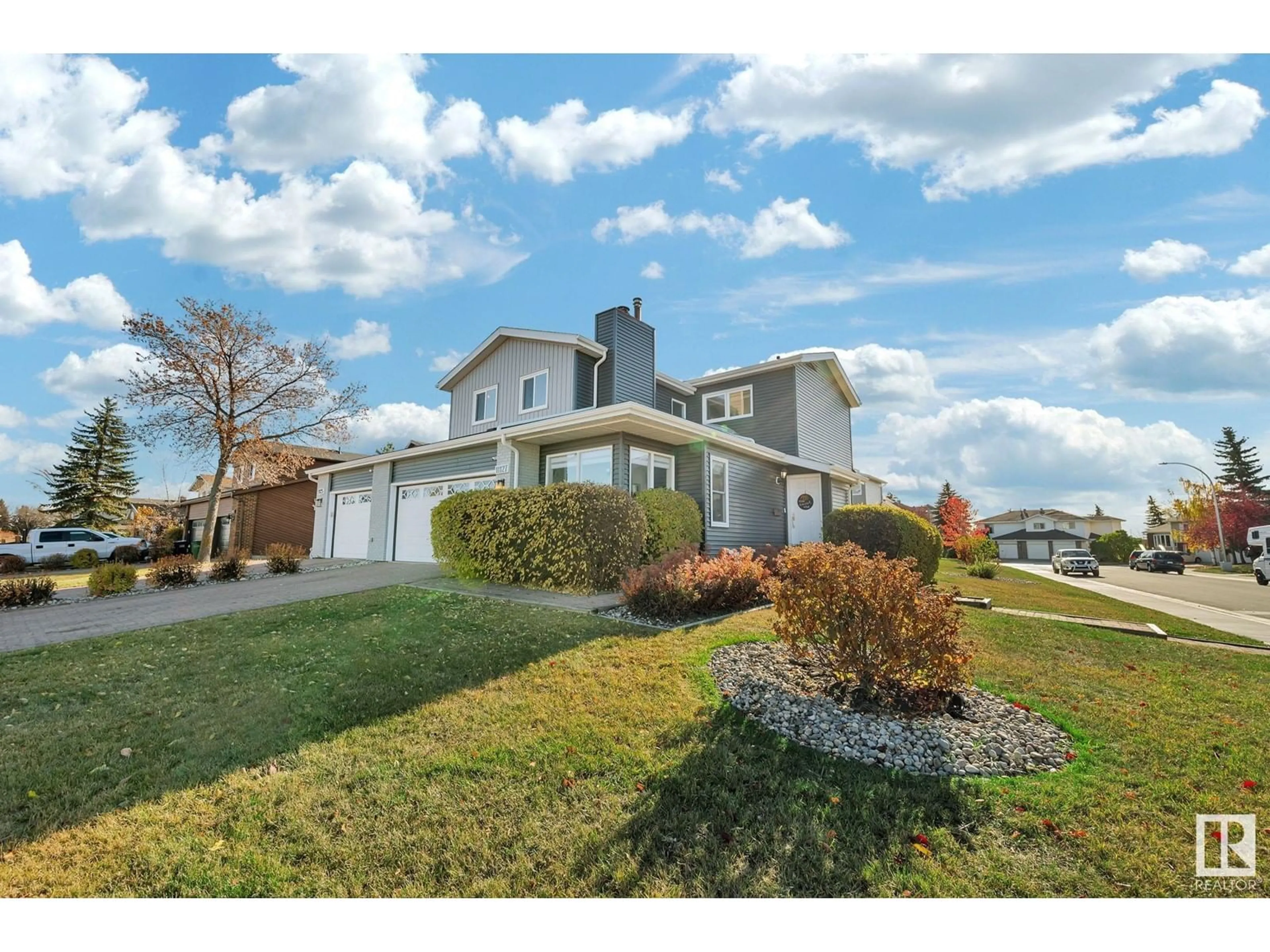 Frontside or backside of a home, the street view for 11127 157A AV NW, Edmonton Alberta T5X4Y2