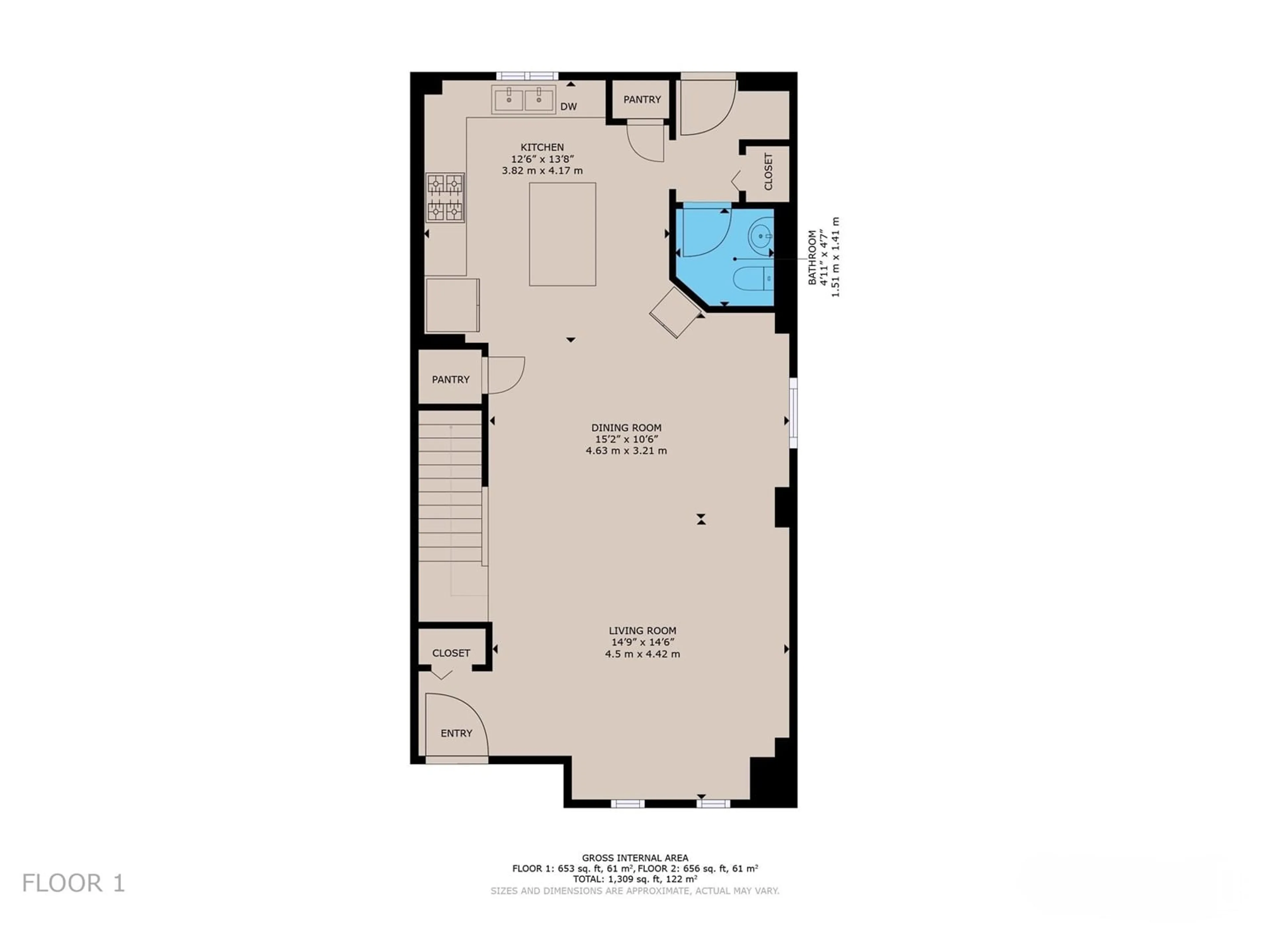 Floor plan for 1083 WATT PROMENADE SW SW SW, Edmonton Alberta T6X1T7