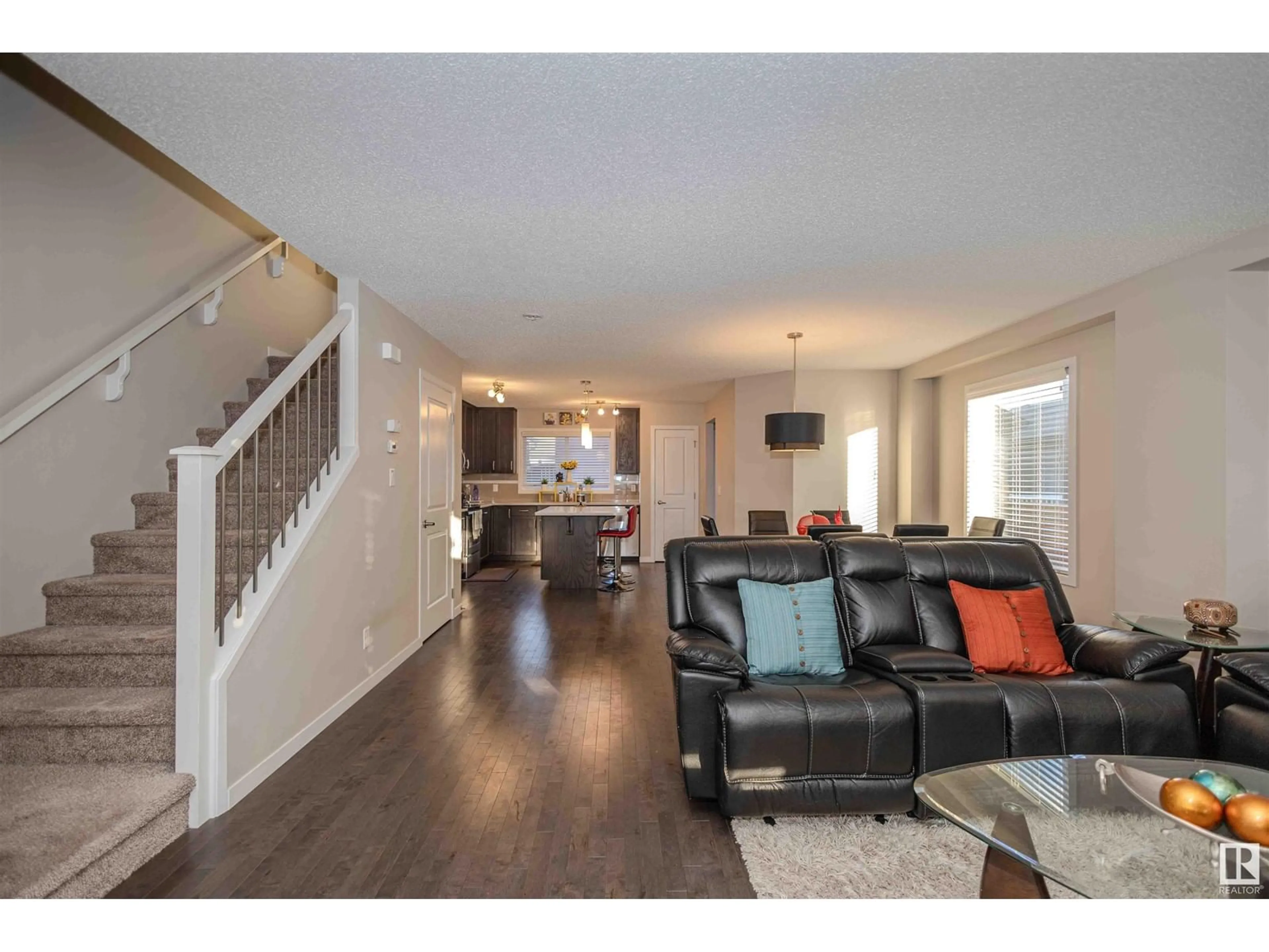 Living room, wood floors for 1083 WATT PROMENADE SW SW SW, Edmonton Alberta T6X1T7