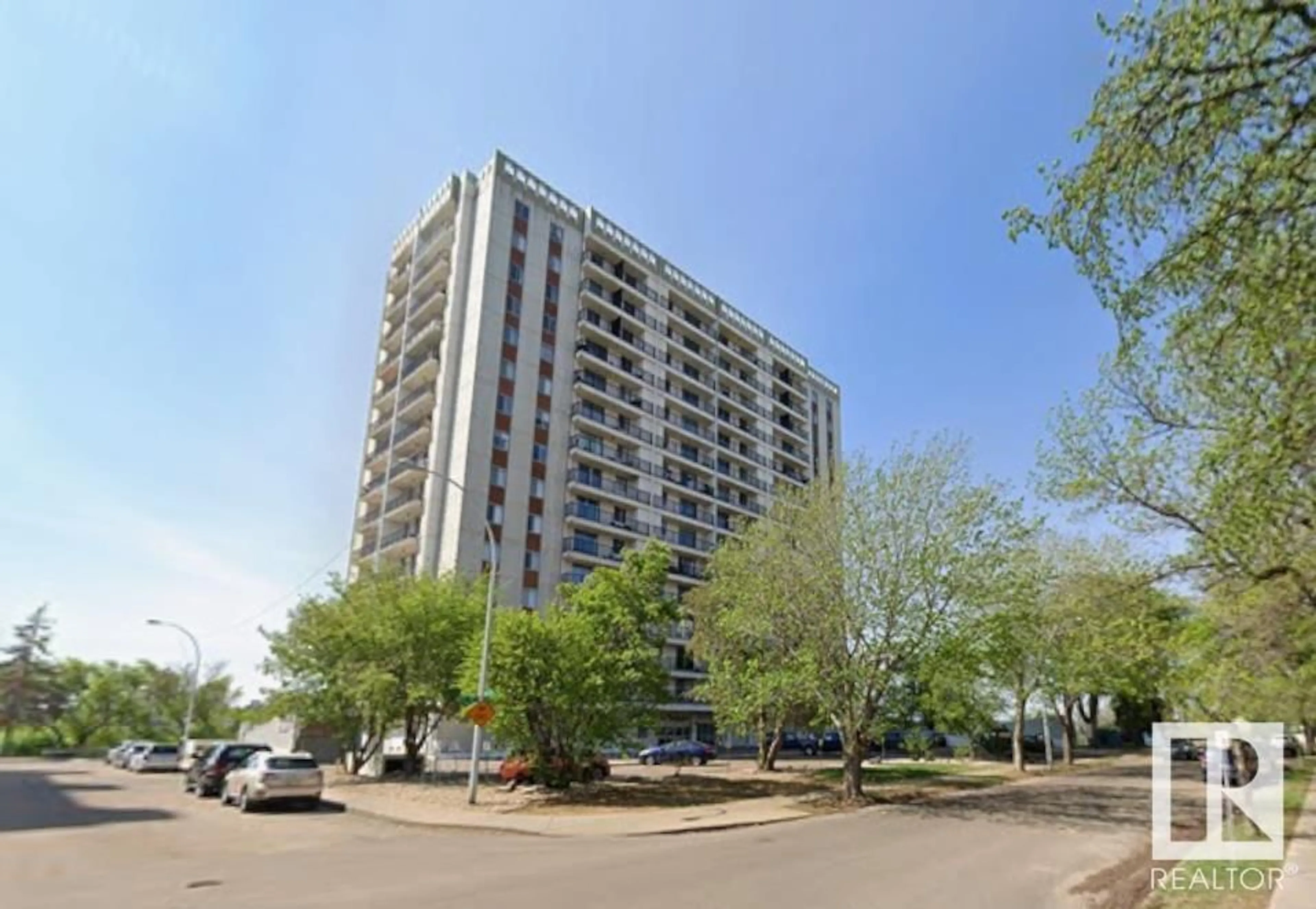 A pic from exterior of the house or condo, the street view for #1005 11307 99 AV NW, Edmonton Alberta T5K0H2