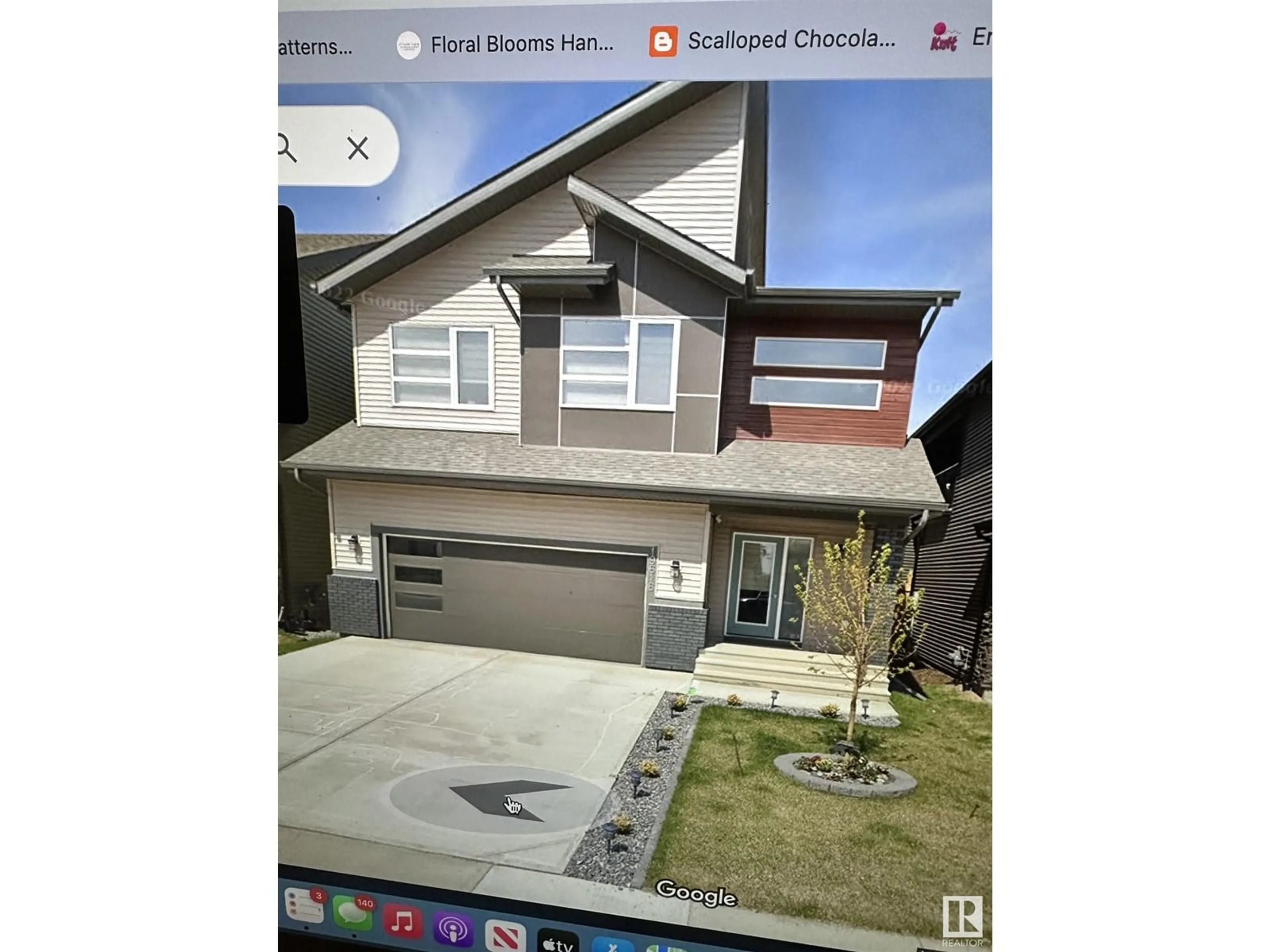 Frontside or backside of a home, the street view for 19616 26 AV NW, Edmonton Alberta T6M0X4