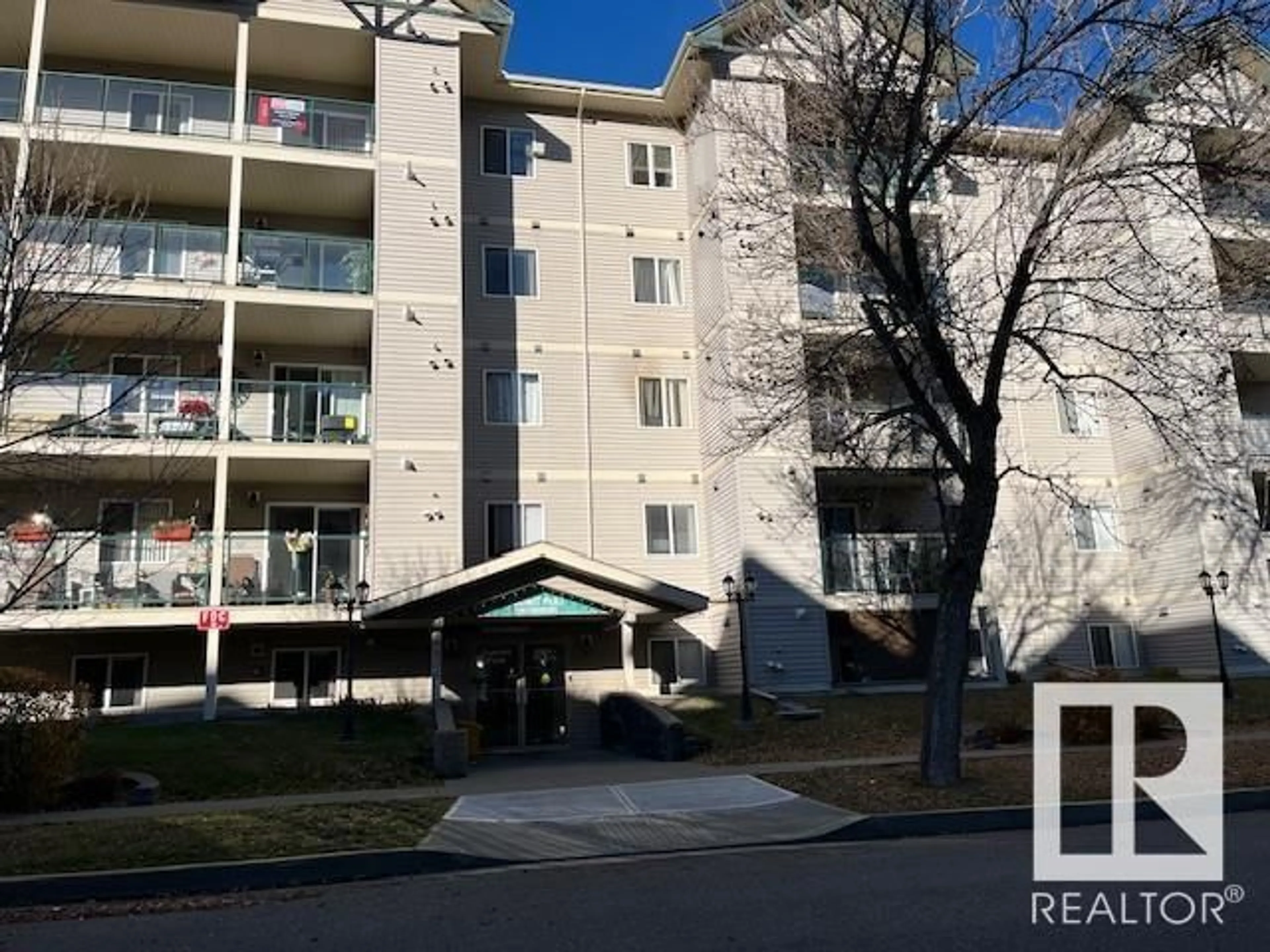 A pic from exterior of the house or condo, the front or back of building for #410 4806 48 AV, Leduc Alberta T9E8S2