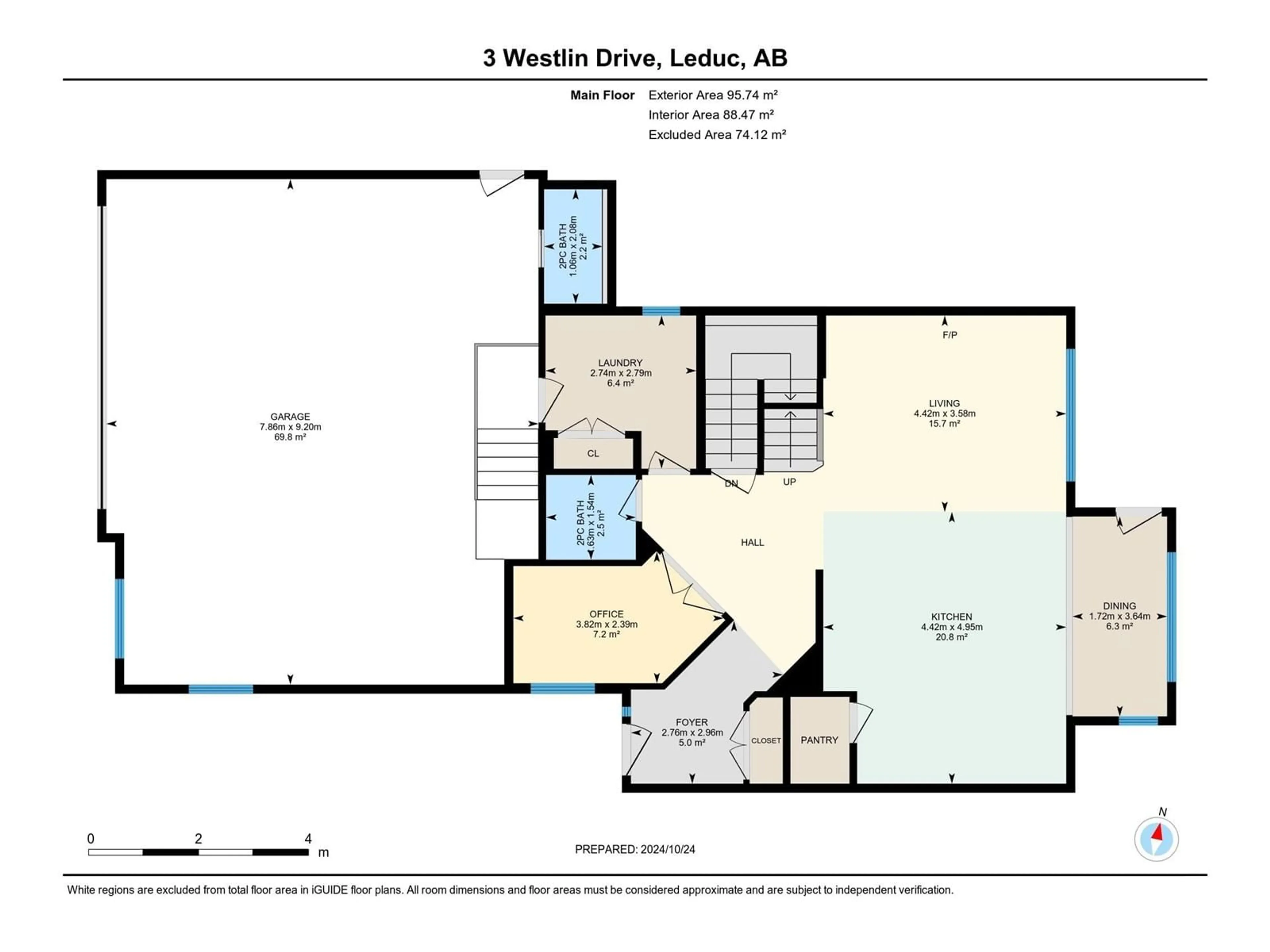 Floor plan for 3 WESTLIN DR, Leduc Alberta T9E0N8