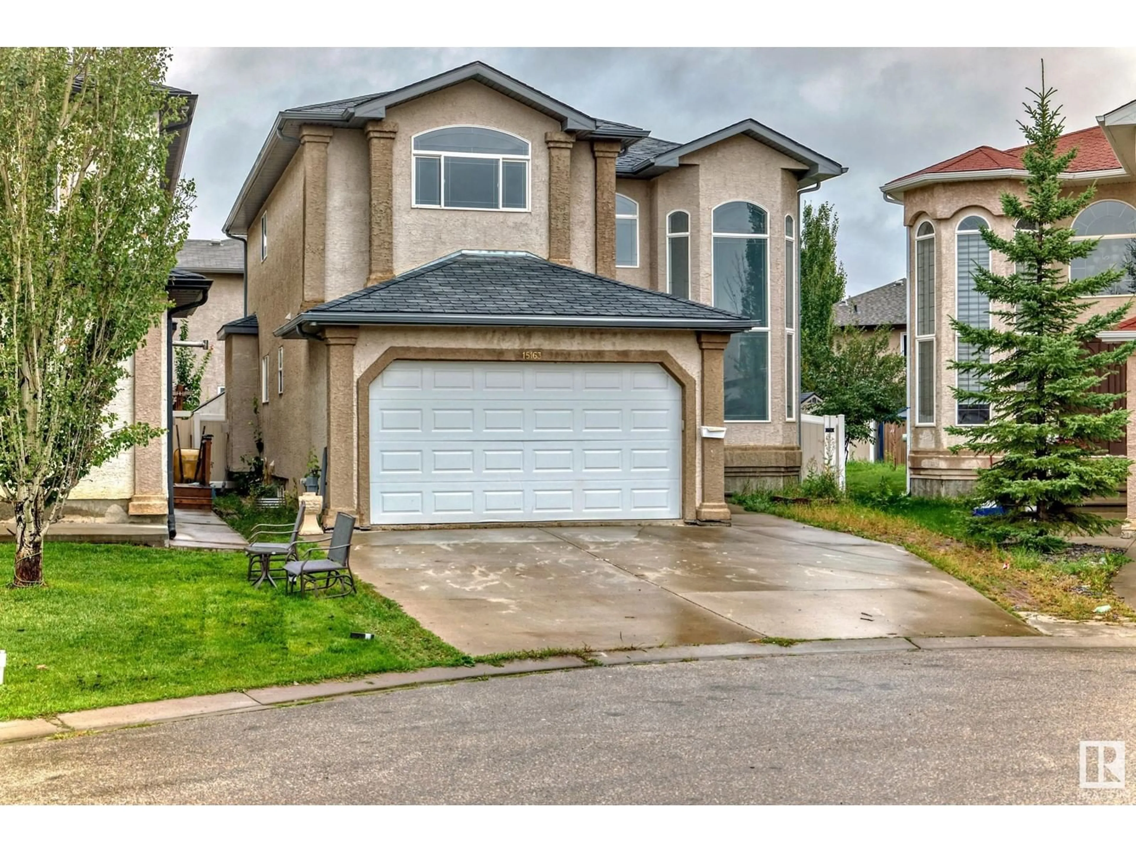 Frontside or backside of a home, the street view for 15163 33 ST NW, Edmonton Alberta T5Y0J8