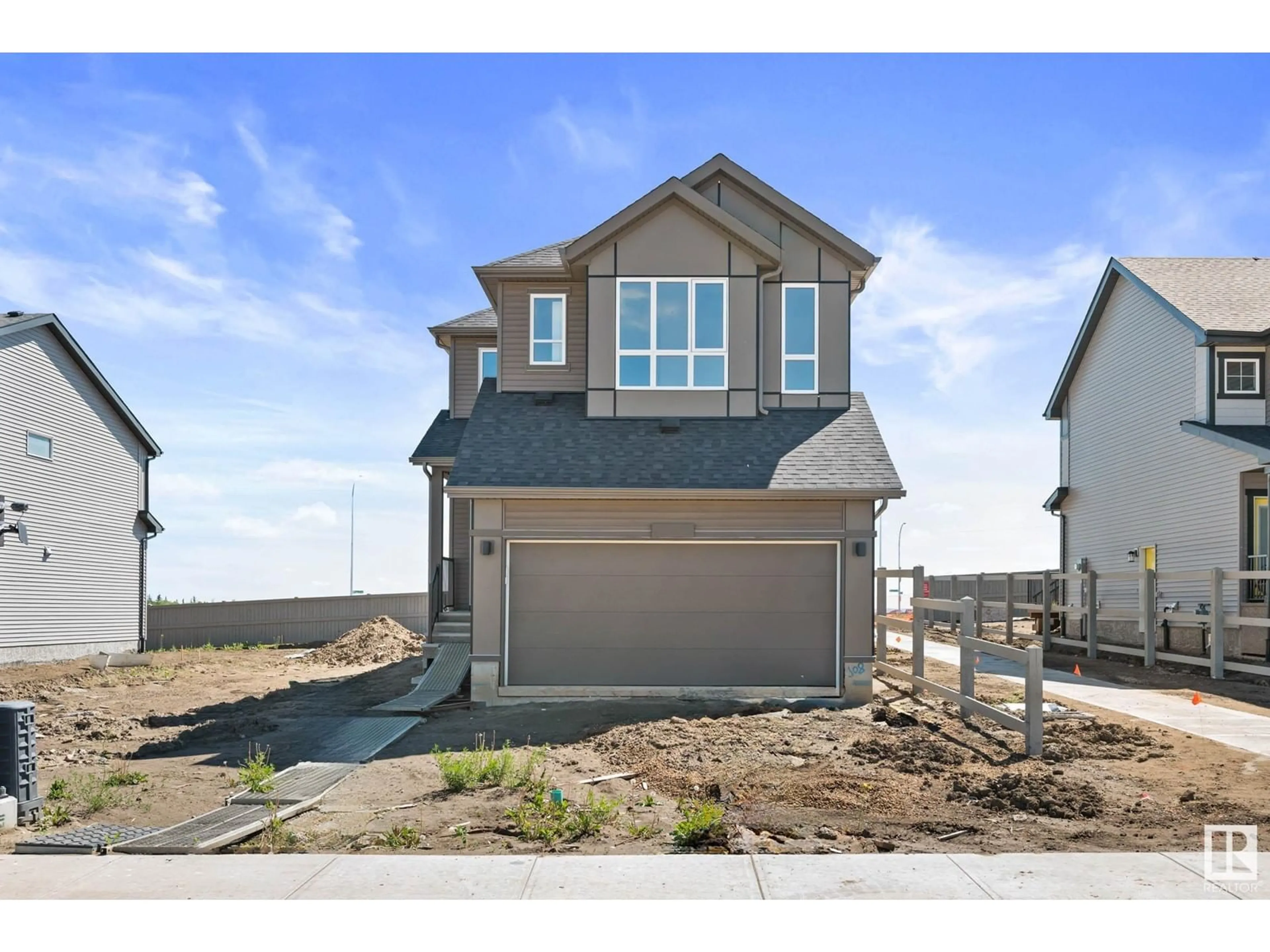 Frontside or backside of a home, the street view for 17355 2 ST NW, Edmonton Alberta T5Y4G6