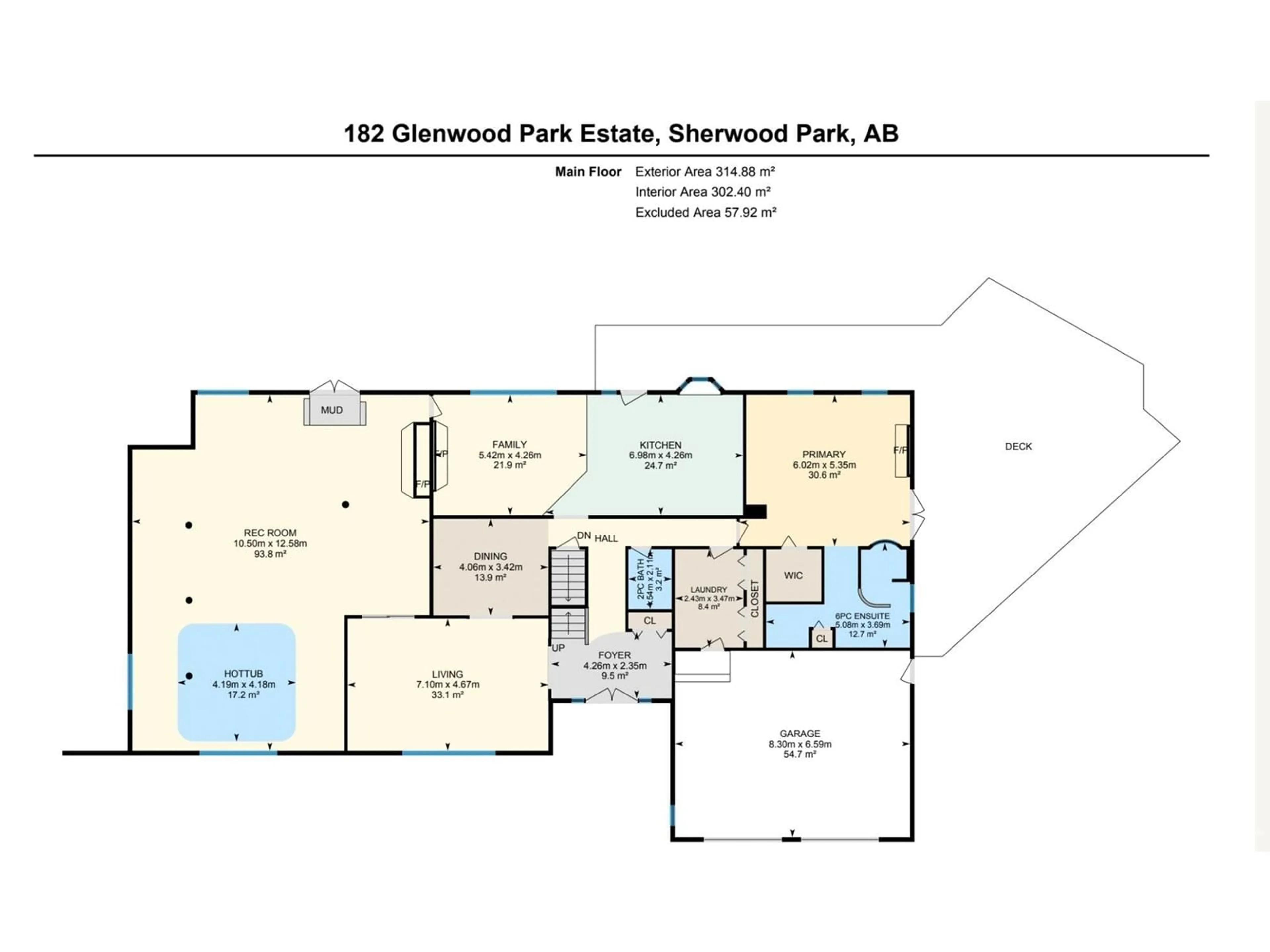 Floor plan for 182 51313 RGE RD 231, Rural Strathcona County Alberta T8B1K7