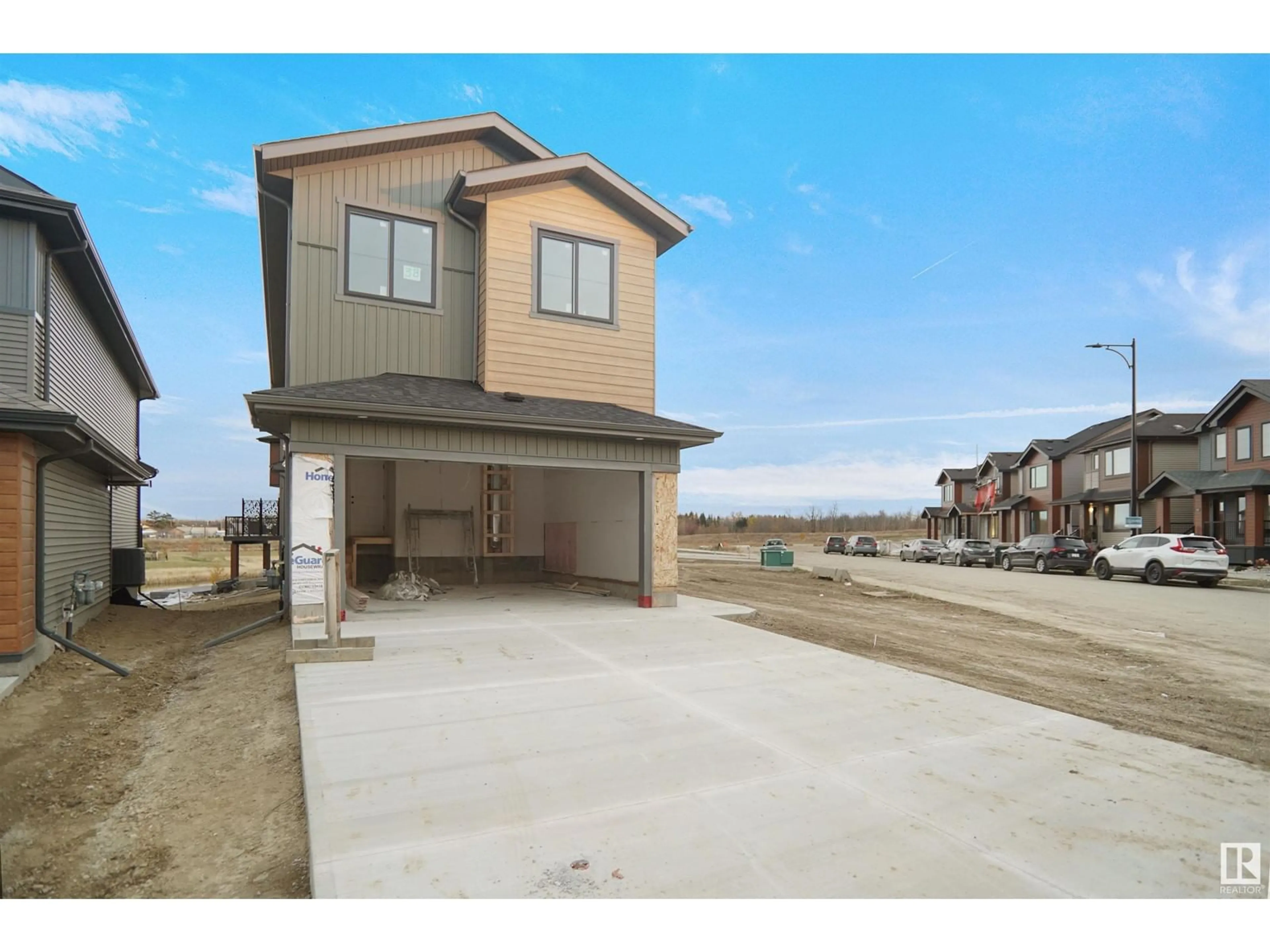 A pic from exterior of the house or condo, the street view for 38 Tilia Place, Spruce Grove Alberta T7X0Z3