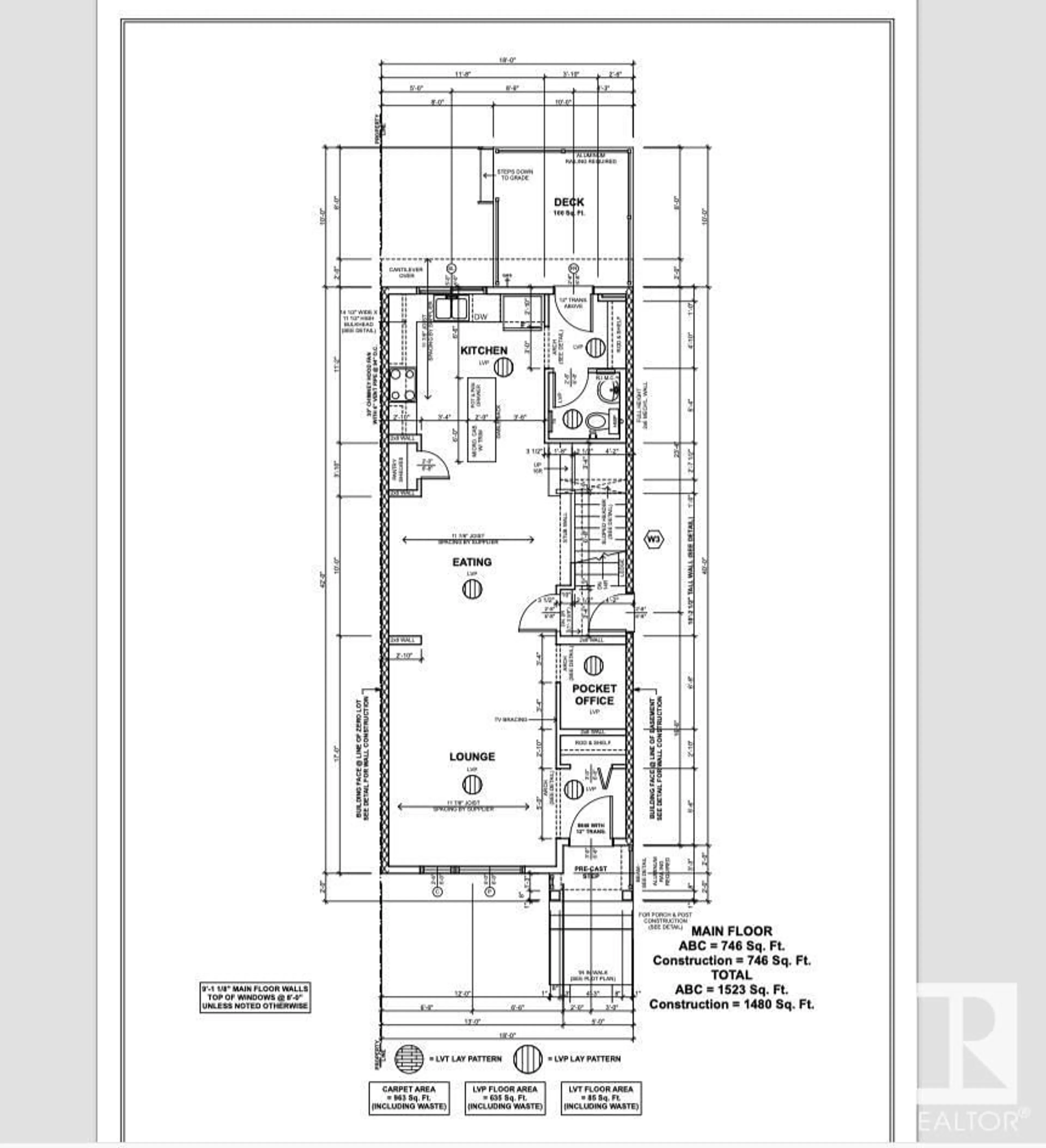 Floor plan for 17328 2 ST NW, Edmonton Alberta T5Y4G6