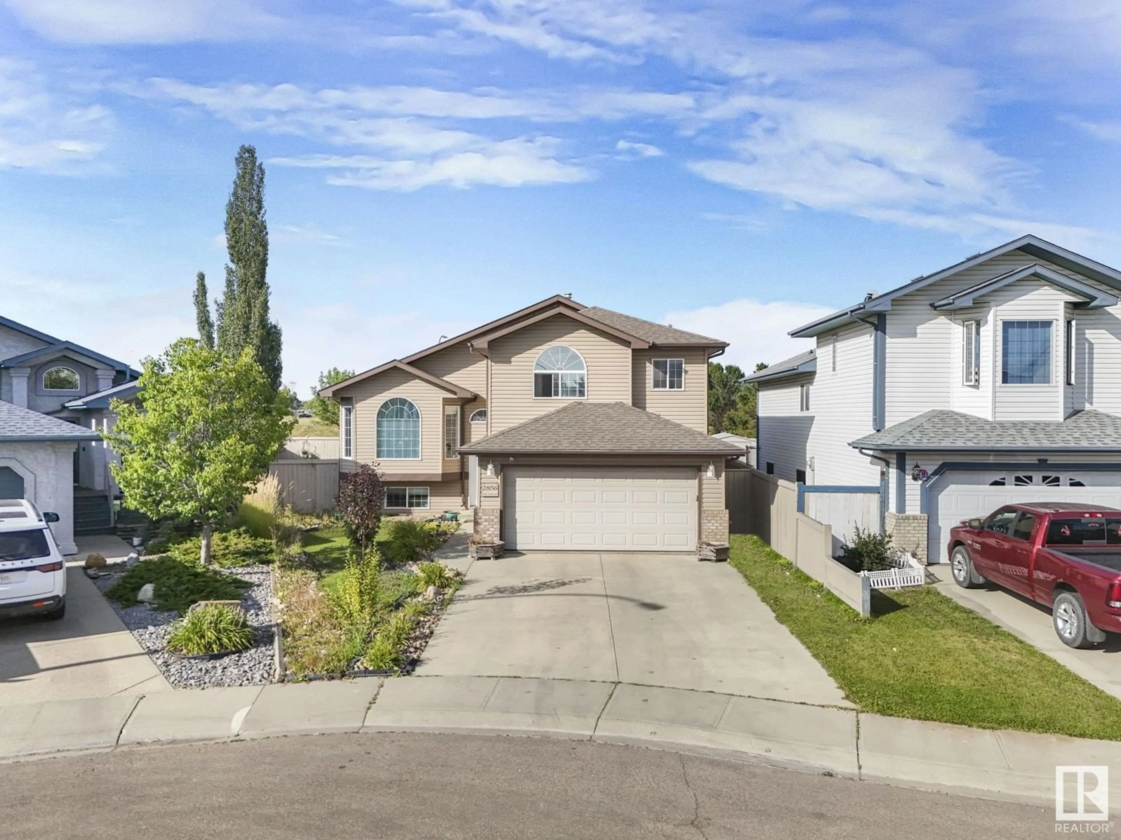 Frontside or backside of a home, the street view for 2856 152 Avenue NW NW, Edmonton Alberta T5Y2Y8