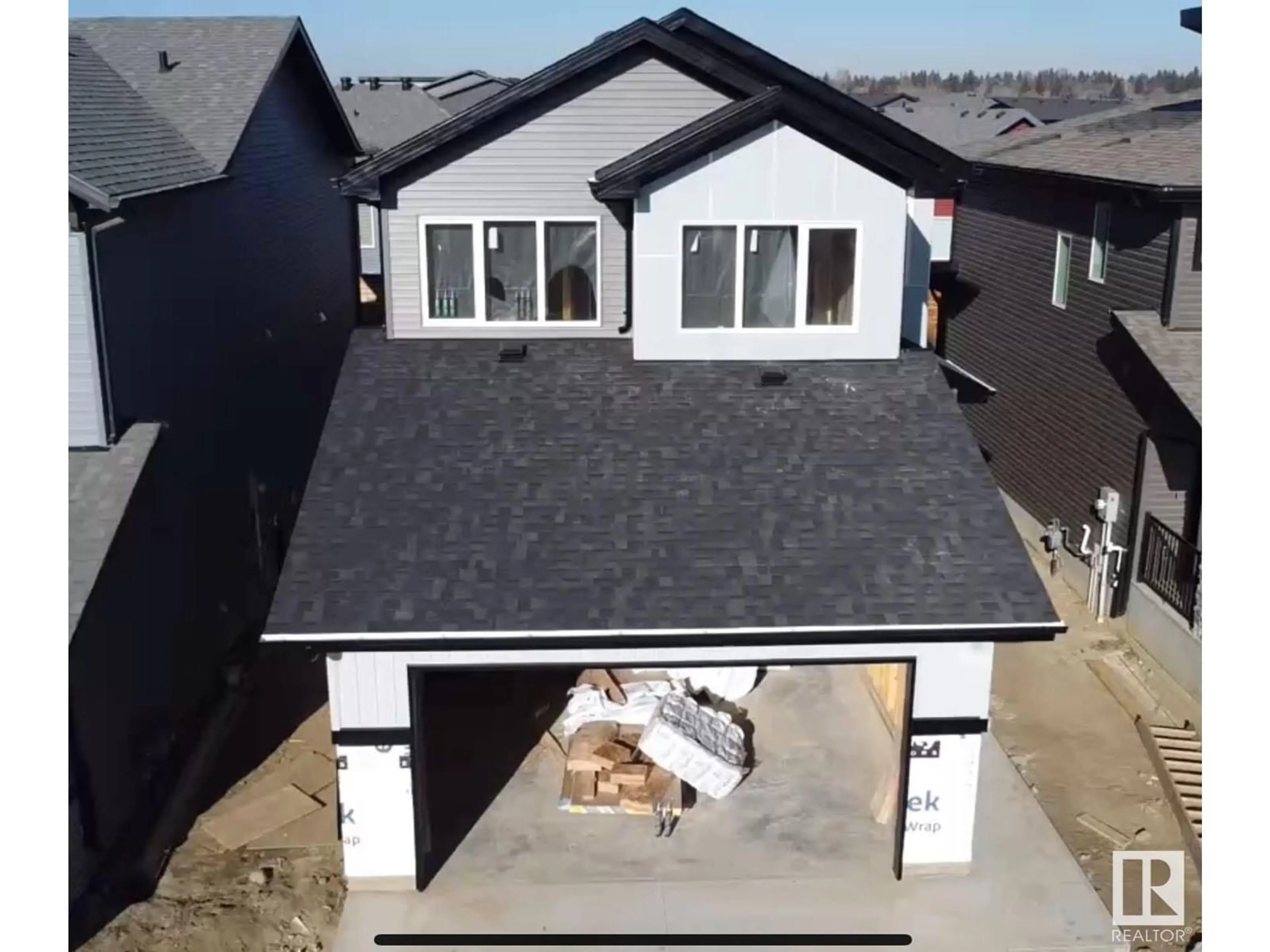 Home with vinyl exterior material for 19 Rhea CR, St. Albert Alberta T8N7Z2