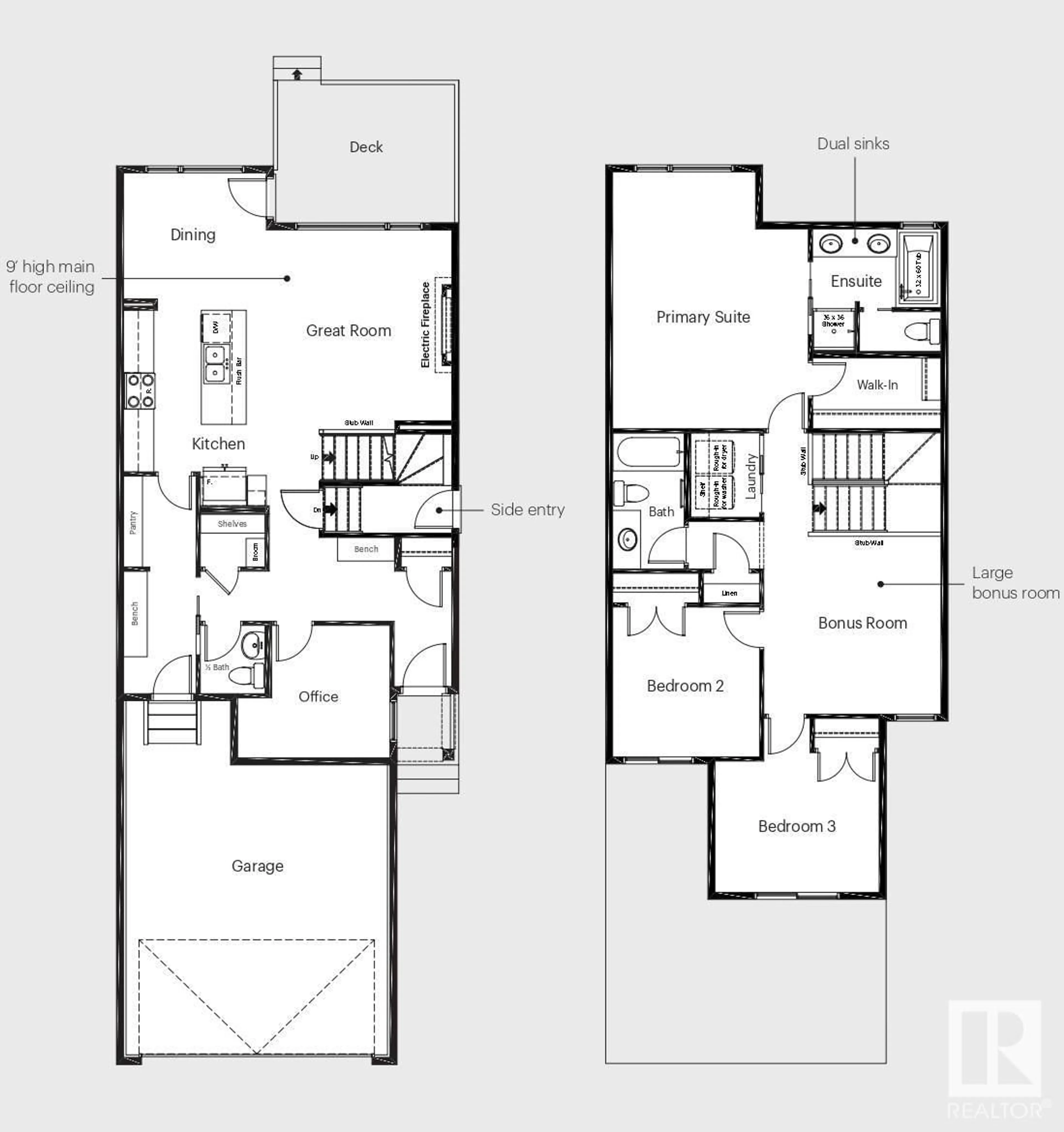 Floor plan for 6301 DANSEREAU CR, Beaumont Alberta T4X3E1